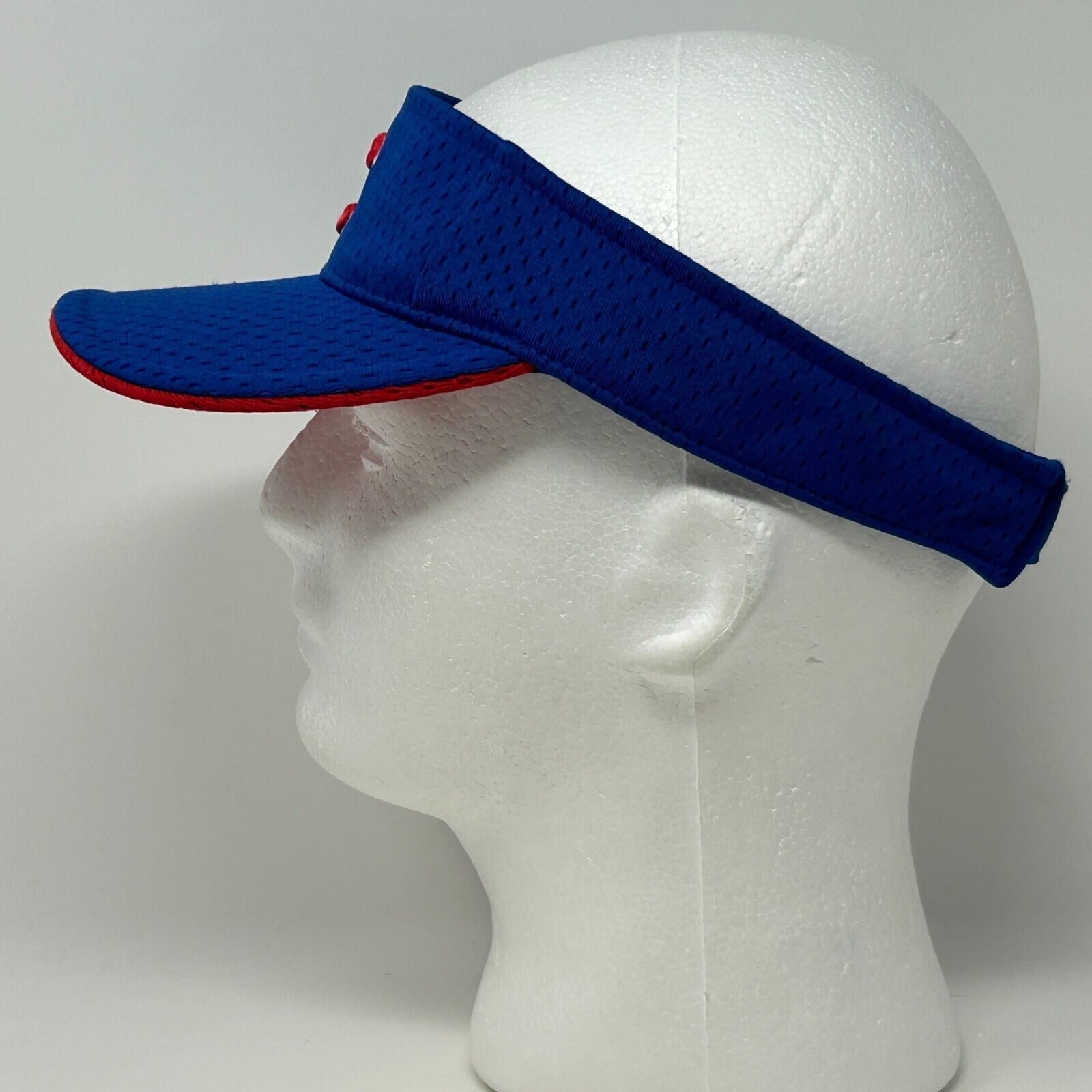 Other Chicago Cubs Visor Hat Cap Blue Strapback Baseball MLB Size ONE SIZE - 7 Thumbnail