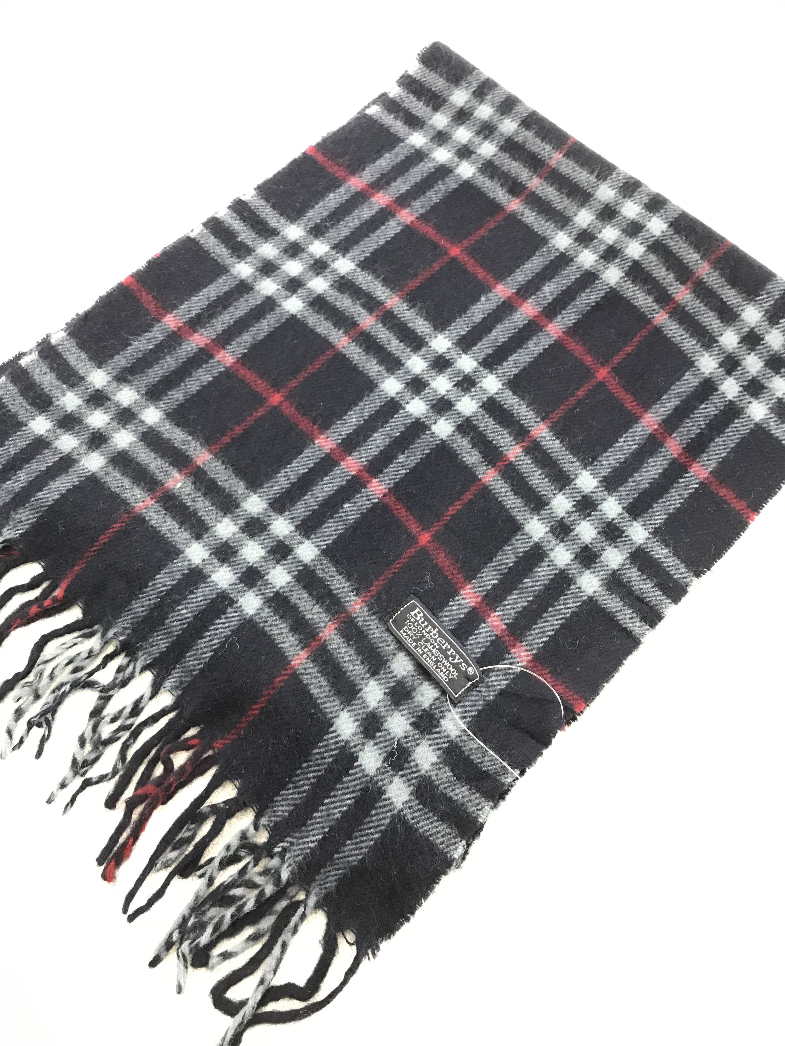 Burberry × Vintage Burberry Scarf / Muffler / Neckwear - WW1047 Size ONE SIZE - 3 Thumbnail