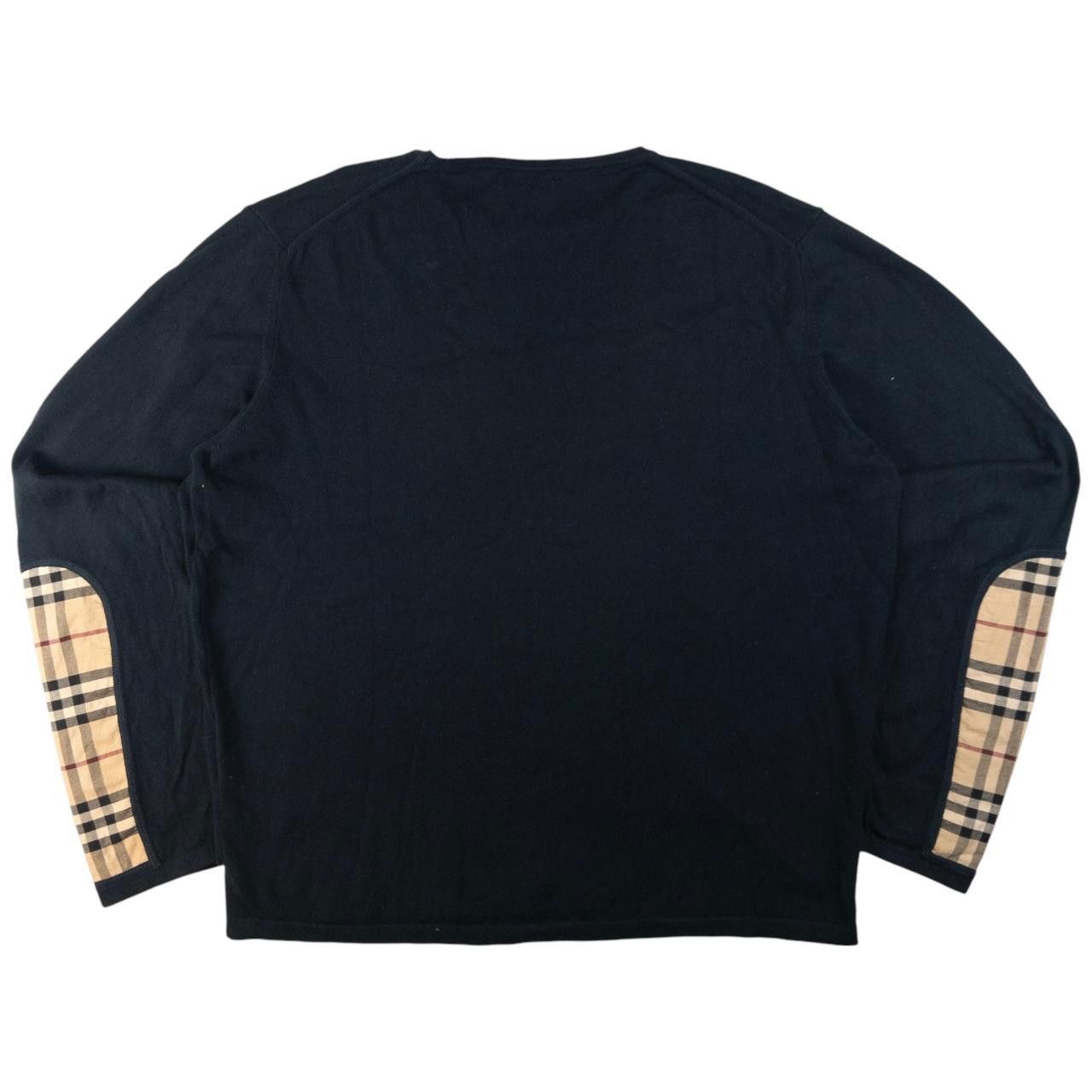 Burberry Vintage Burberry Nova Check Sleeve Jumper Size M Size US M / EU 48-50 / 2 - 2 Thumbnail