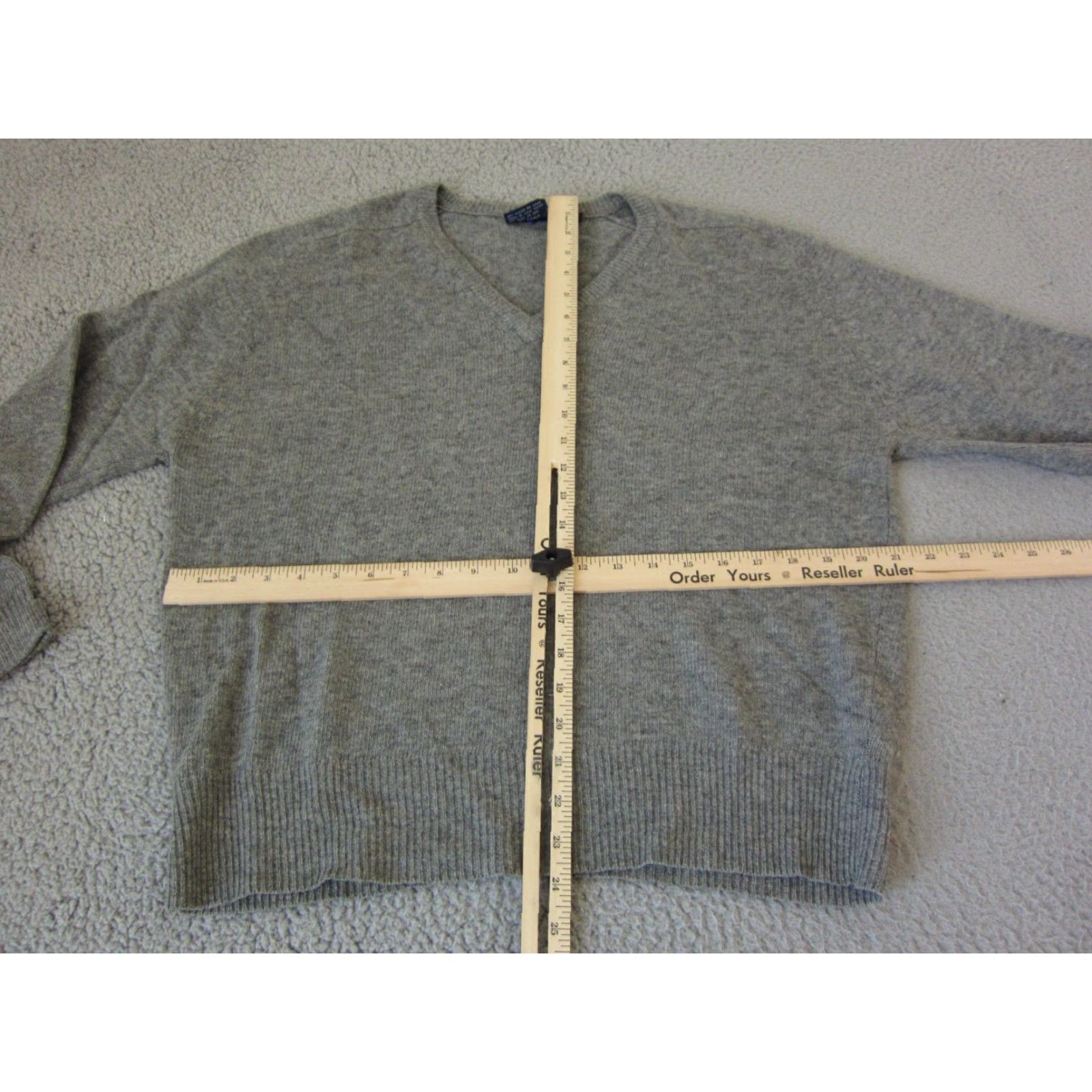 Jockey VINTAGE Jockey Sweater Mens XL Gray Wool Acrylic V-Neck 60s 70s Pullover Size US XL / EU 56 / 4 - 5 Thumbnail