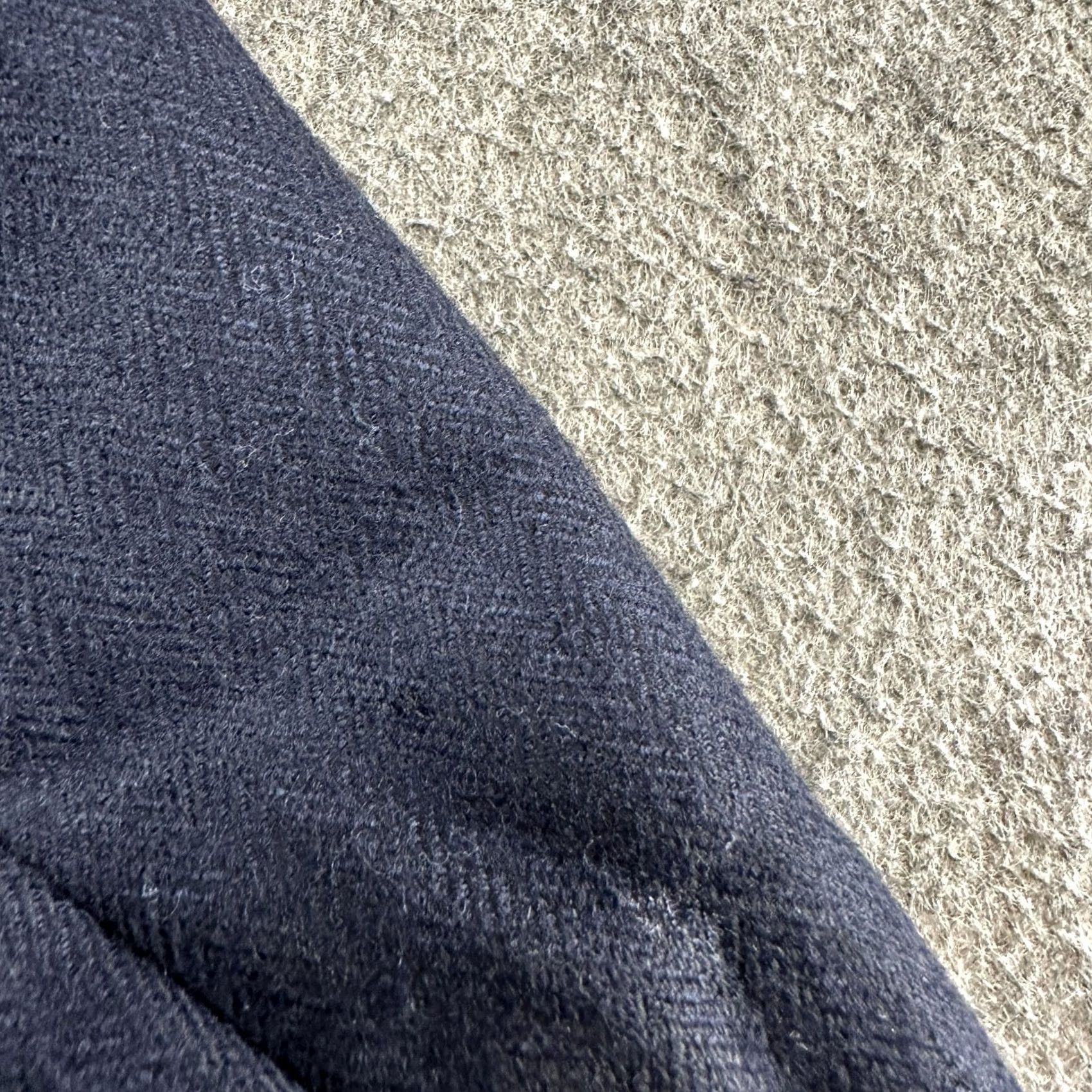 Vintage VINTAGE Bal Paca Coat Mens 46 Blue Navy Overcoat Long Wool Herringbone 90s Jacket/Coat Mens Size US S / EU 44-46 / 1 - 6 Thumbnail