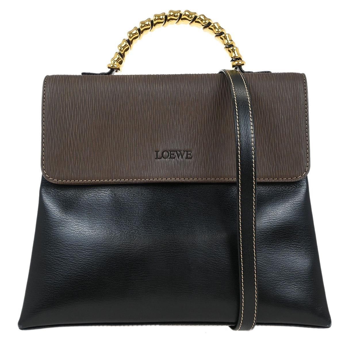 Loewe Loewe Vintage Velazquez Top Handle Bag Leather Size ONE SIZE - 1 Thumbnail
