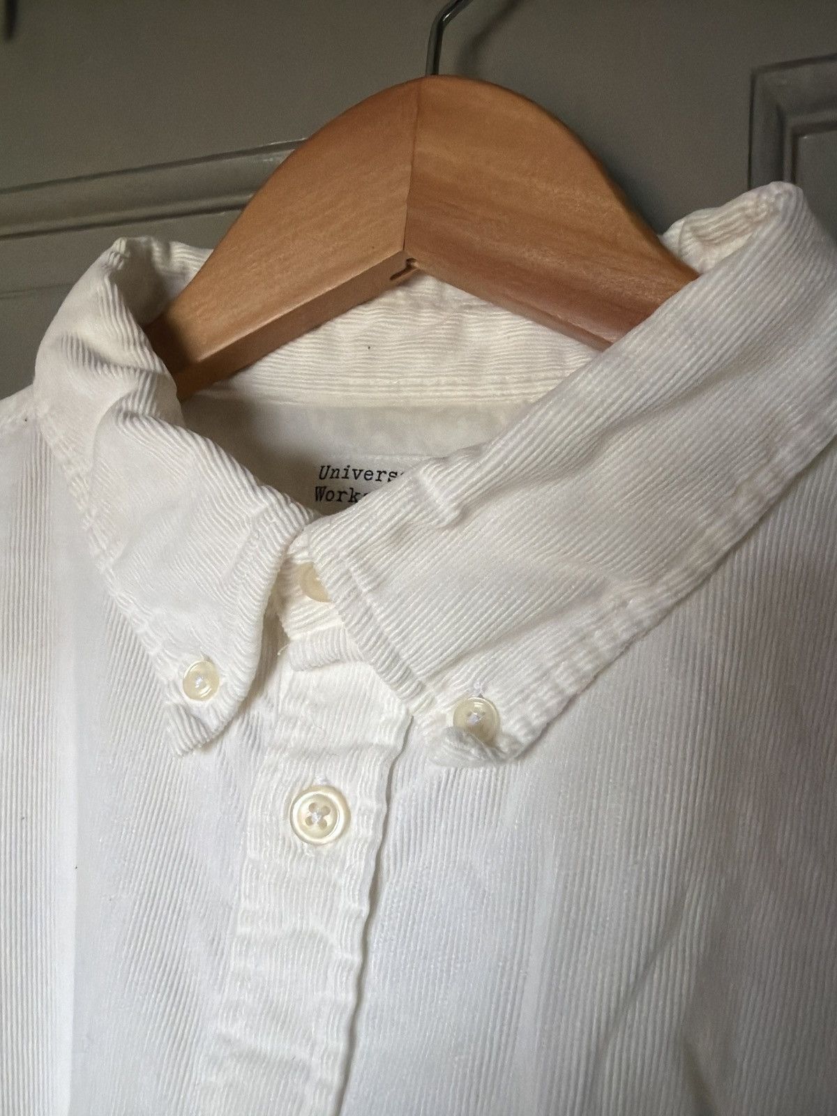 Universal Works Universal Works Corduroy Button Down Collar Size US XL / EU 56 / 4 - 2 Thumbnail