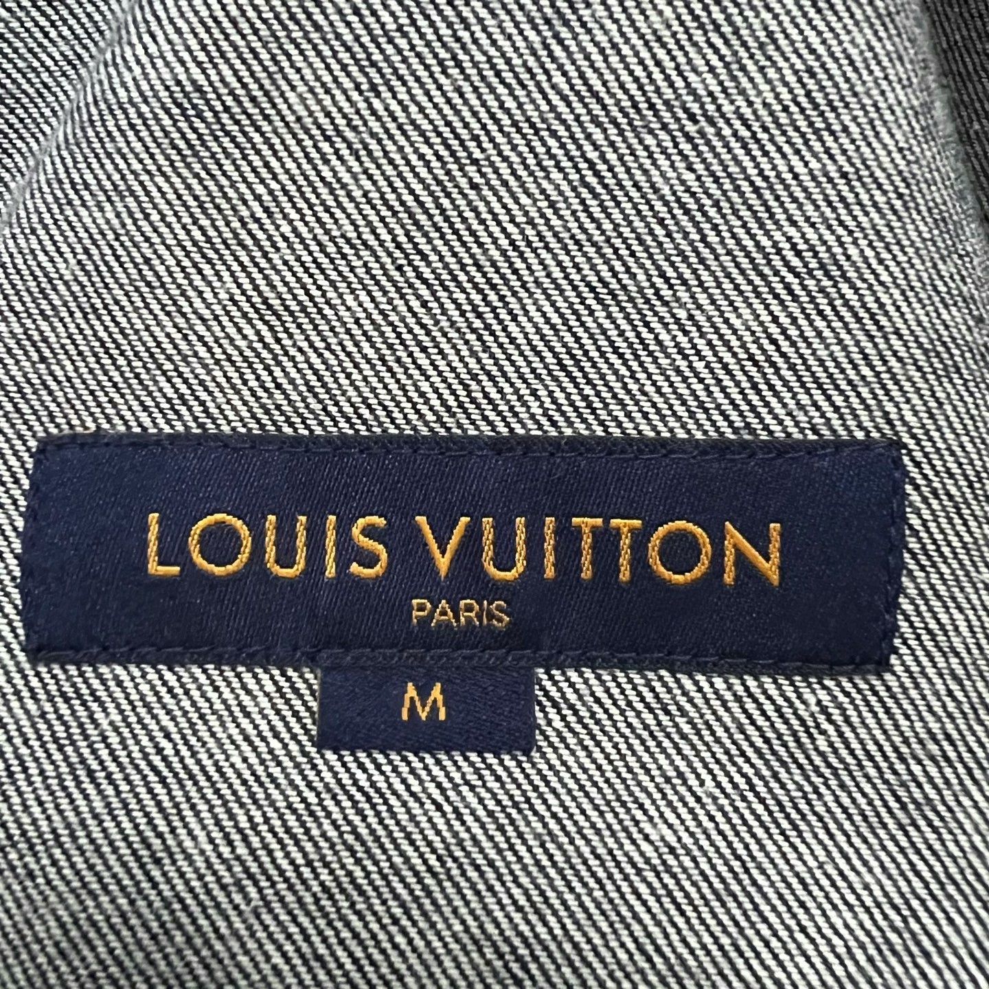 Louis Vuitton Louis Vuitton Wheat Print Denim Shirt Size US M / EU 48-50 / 2 - 6 Thumbnail