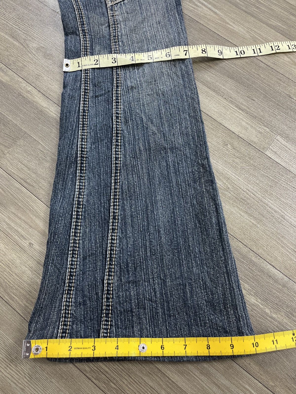 Tornado Mart 2000s Tornado Mart Distressed Flared Jeans Lgb Bondage Style Size US 34 / EU 50 - 20 Thumbnail