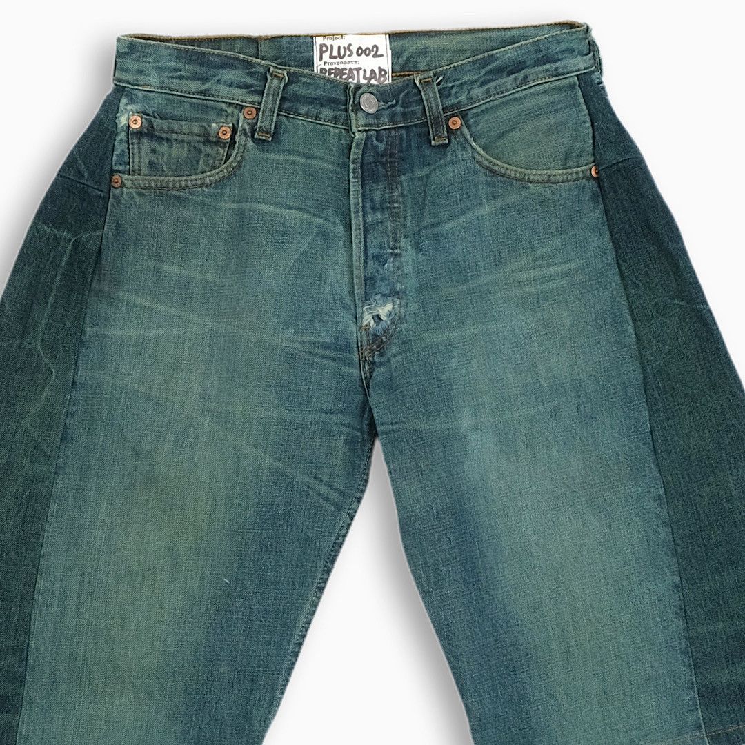 Japanese Brand × Levi's × Vintage REPEAT PLUS 002 Dirty Green 28 size (RP002G2801) Size 28" / US 6 / IT 42 - 3 Thumbnail