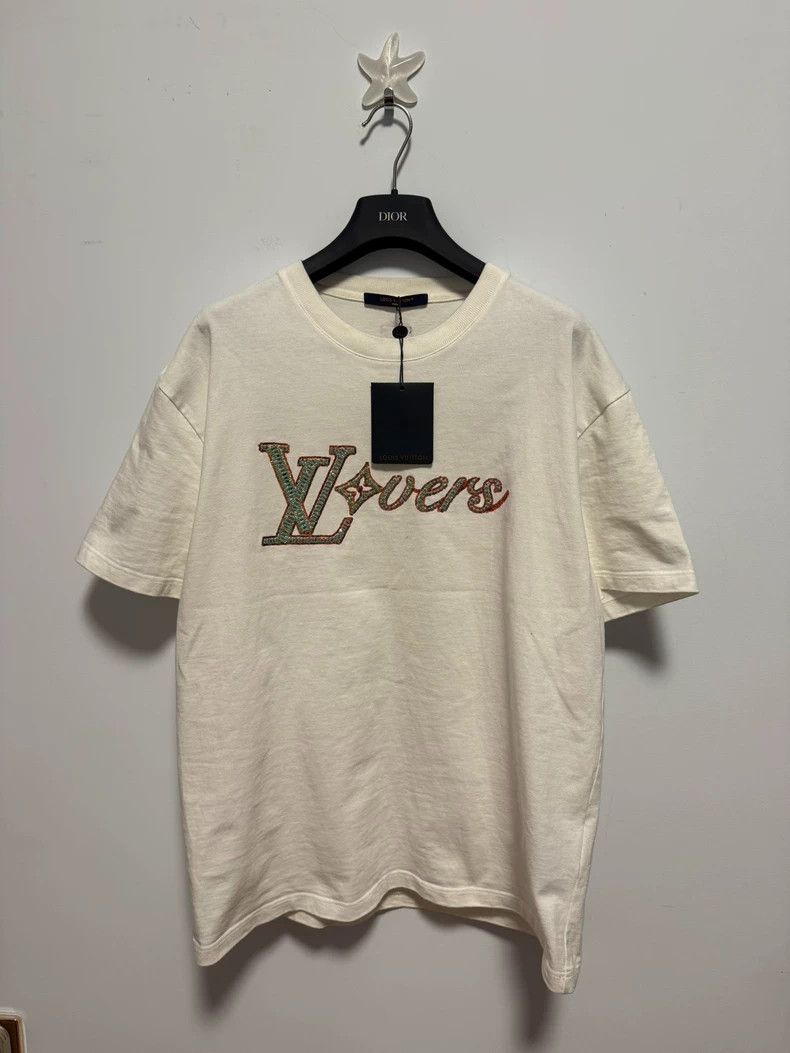 Louis Vuitton Louis Vuitton Sequined logo short sleeves 2502-Nextarrow Size US XL / EU 56 / 4 - 1 Thumbnail