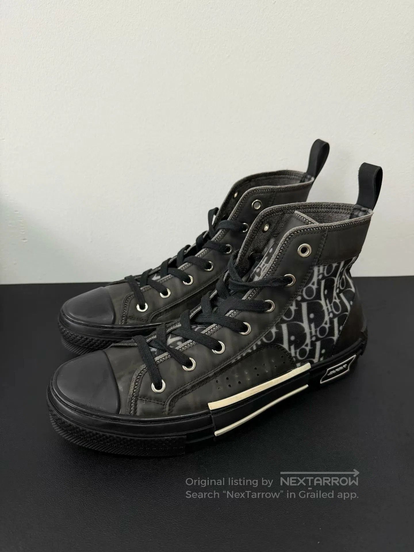 Dior dior b23 black high-top sneakers. Size US 8 / EU 41 - 1 Thumbnail