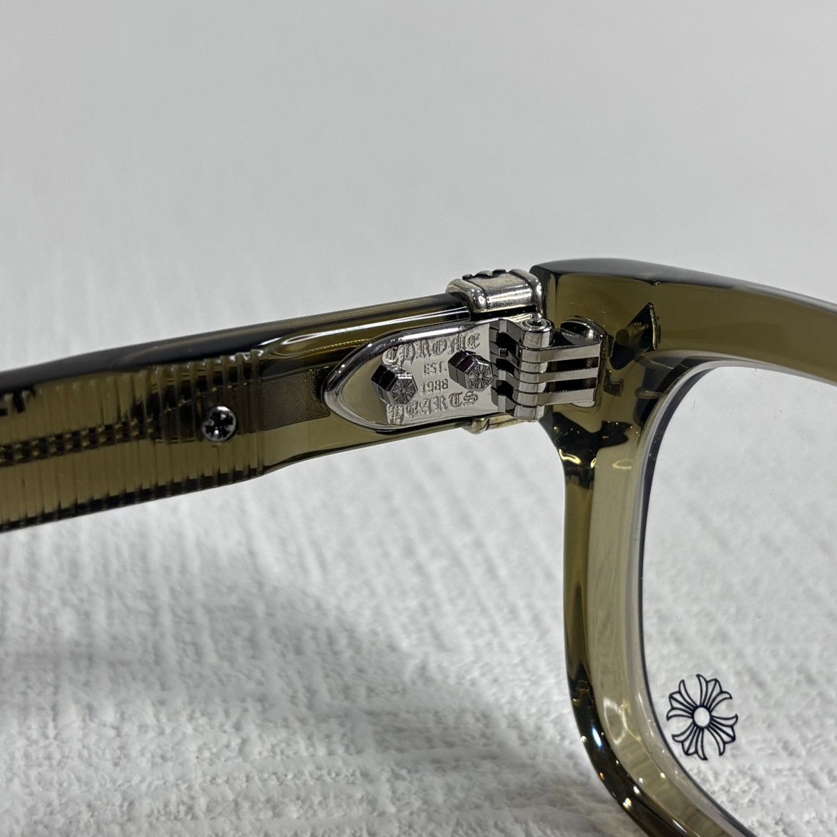Chrome Hearts CHROME HEARTS PEN 15 ARMY EYEGLASSES Size ONE SIZE - 6 Thumbnail