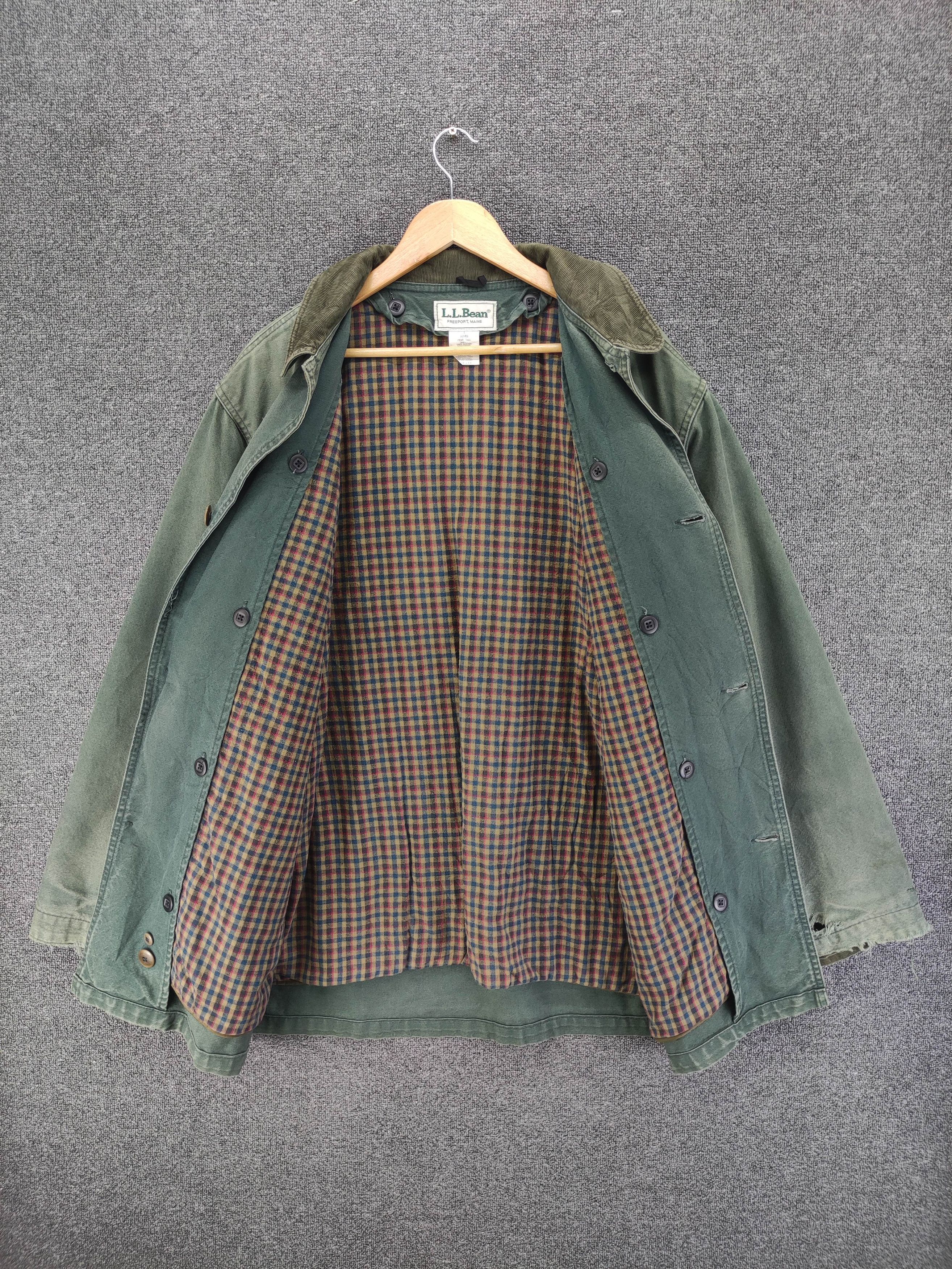 L.L. Bean Vintage L.L. Bean Chore Jacket Faded Distressed Size US XL / EU 56 / 4 - 5 Thumbnail