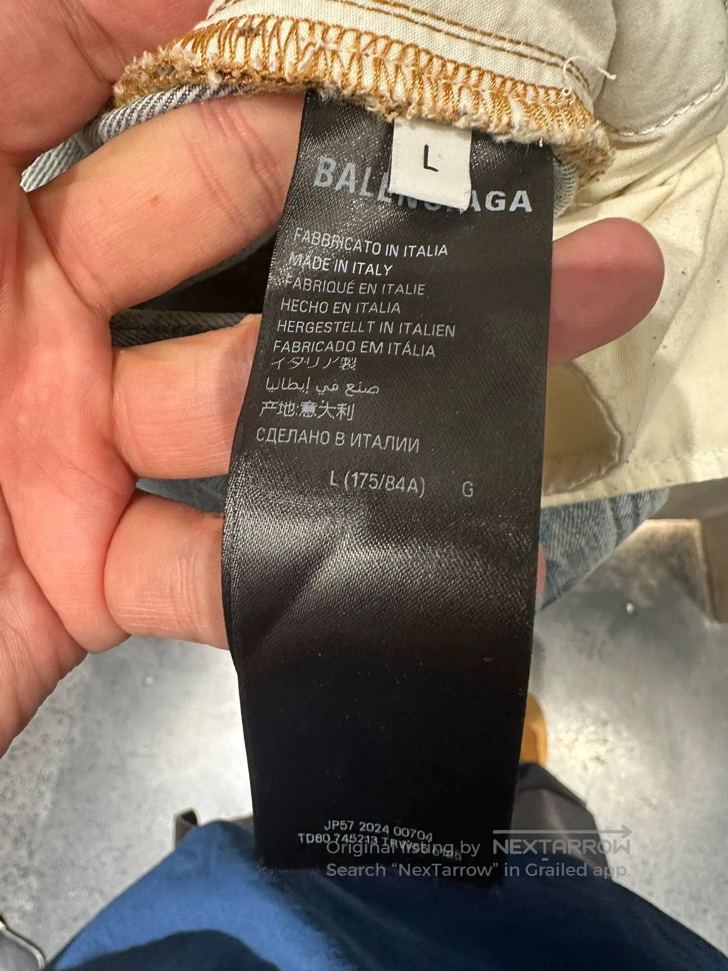 Balenciaga Balenciaga Light Blue Baggy Jeans . Size US 38 / EU 54 - 6 Thumbnail