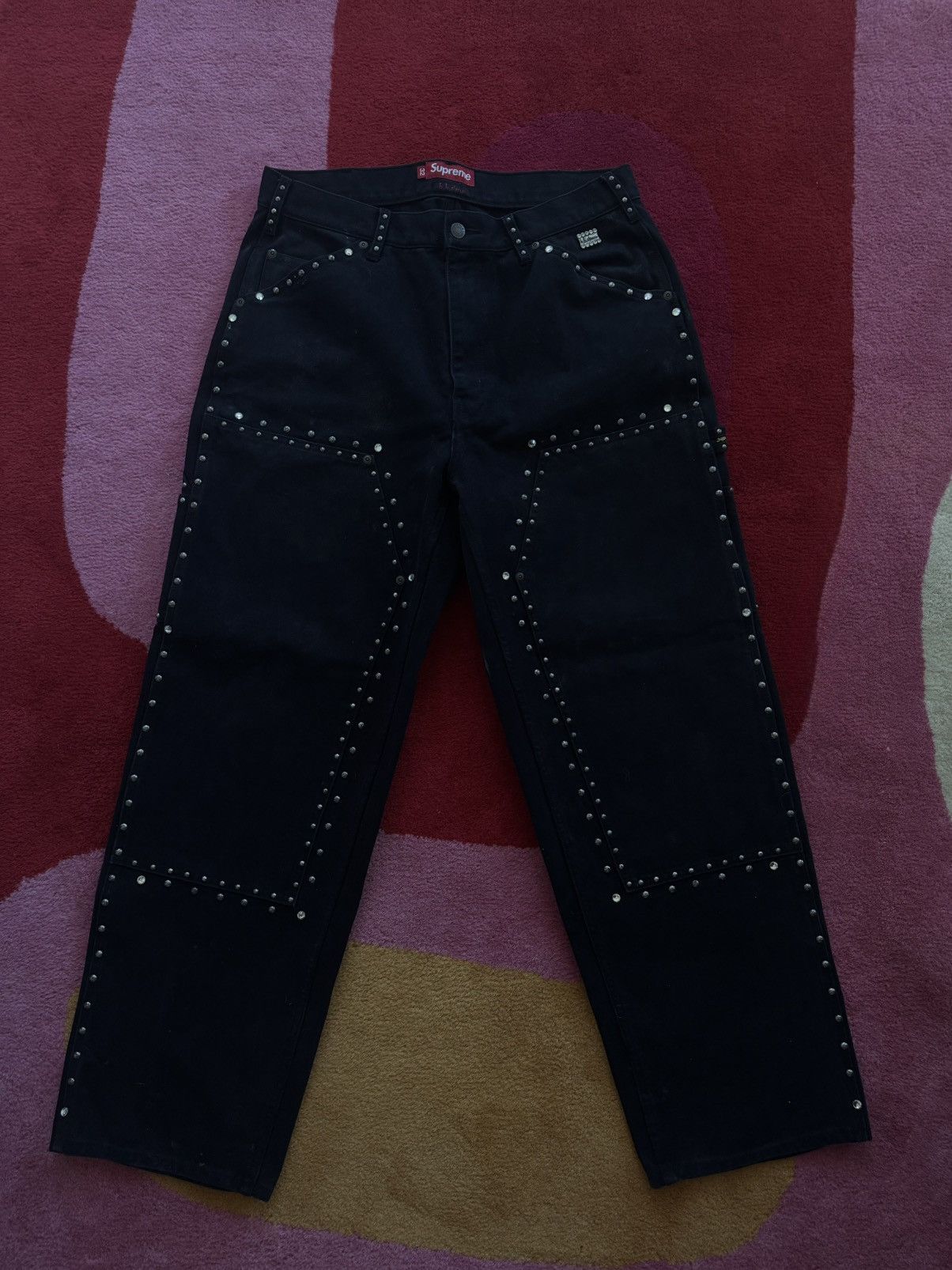 Supreme × The North Face Studded Nuptse Down Pants | Grailed