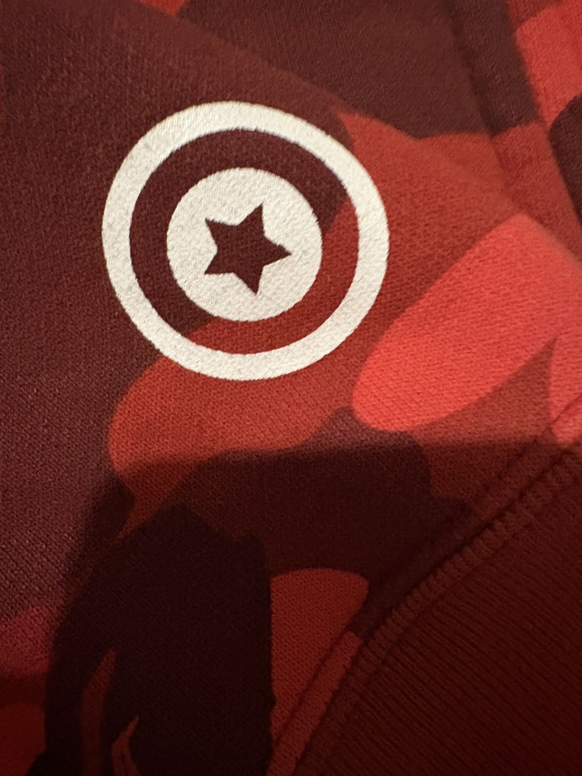 Bape Red Bape zip up hoodie Size US L / EU 52-54 / 3 - 4 Thumbnail