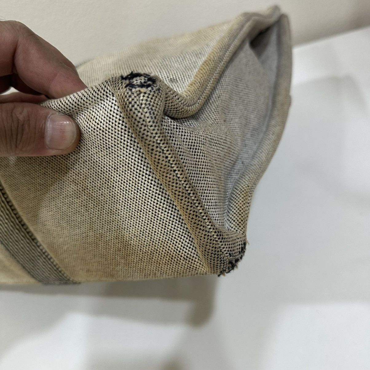Hermes ‼️LASTDROP‼️ HERMES FOURRE TOUT MM DIRTY CANVAS HAND TOTE BAG Size ONE SIZE - 7 Thumbnail