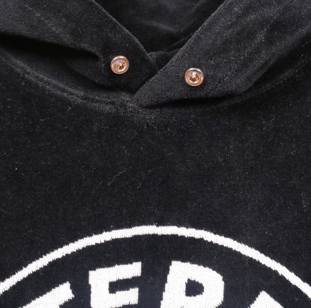 Mastermind Japan mmj velvet hoodie 3/4 S big neck rhinestones Size US S / EU 44-46 / 1 - 4 Thumbnail