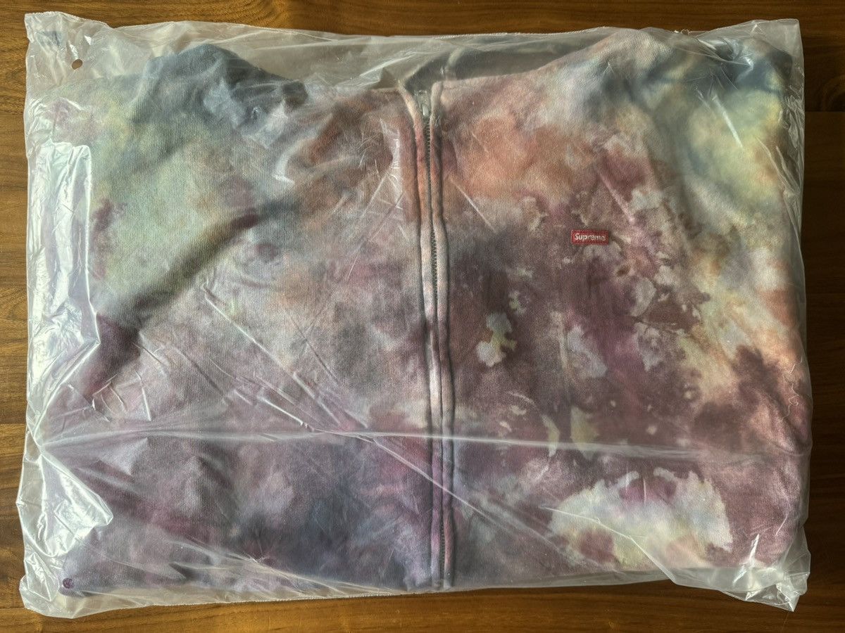 Supreme Supreme Overdyed Small Box Zip Up Hooded Sweatshirt