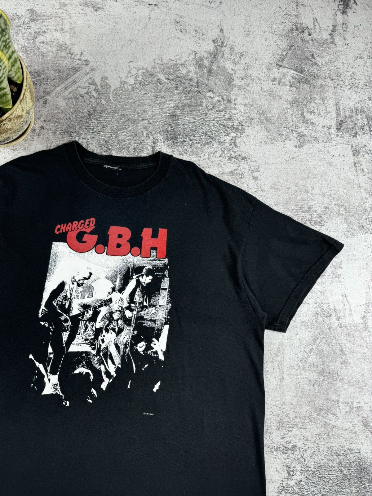 Band Tees Charged G.B.H GBH 2006 00S Tour Faded Merch Band Tee T Shirt Size US L / EU 52-54 / 3 - 5 Thumbnail