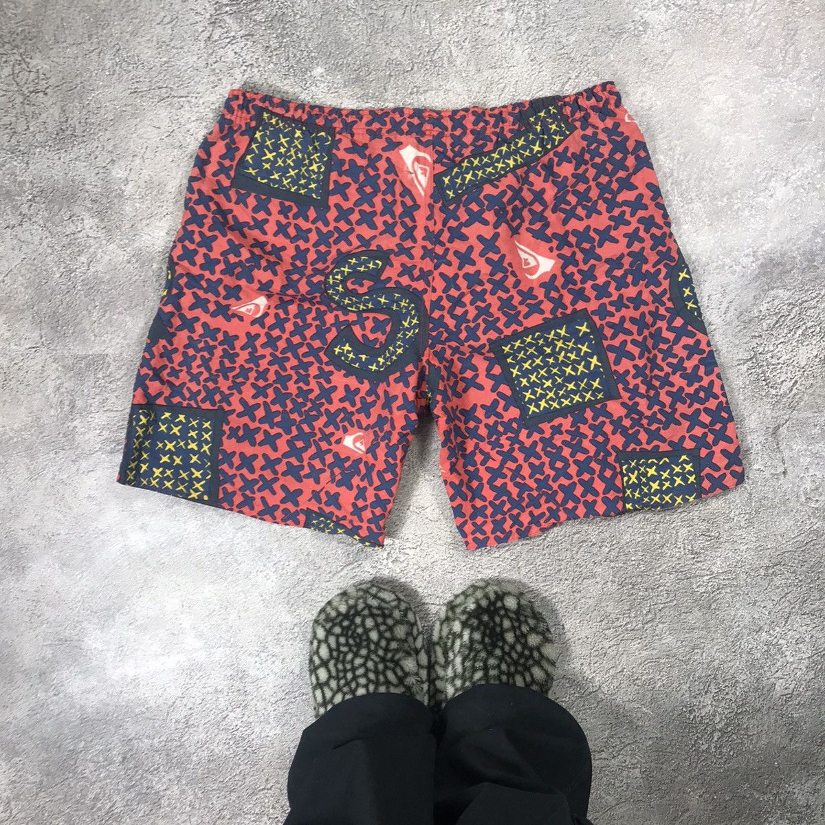 Vintage Vintage Y2K Quicksilver All Over Print Shorts Streetwear 36 Size US 36 / EU 52 - 7 Thumbnail