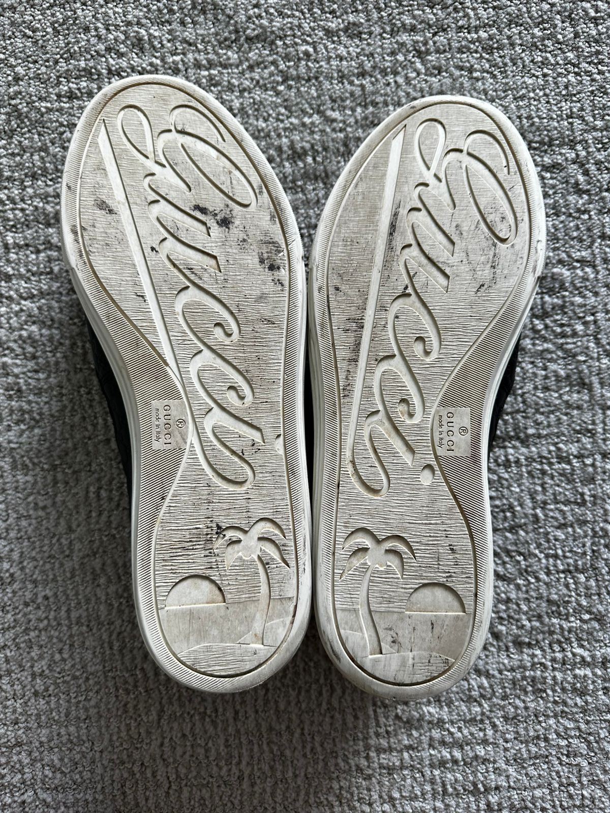 Gucci Gucci Signature Slip-On Black Size US 10.5 EU 44 Size US 10.5 / EU 43-44 - 5 Thumbnail