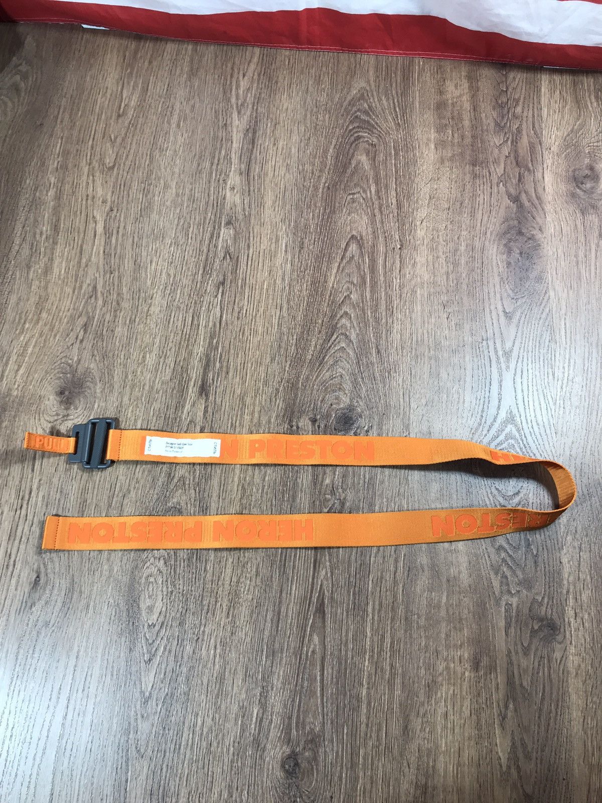 Heron Preston Heron Preston New Tape Logo Patch-Detail Belt Size ONE SIZE - 9 Thumbnail