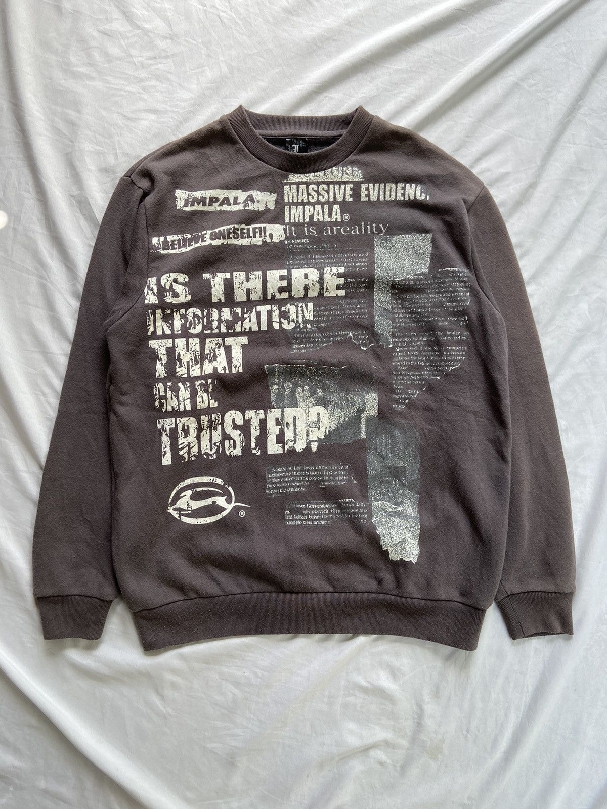 Isamu Katayama Backlash MASSIVE EVIDENCE IMPALA IT IS AREALITY SWEATSHIRT Size US L / EU 52-54 / 3 - 1 Thumbnail