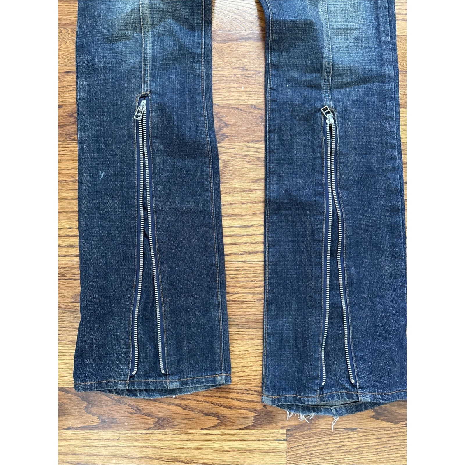 Morgan Homme Vintage Y2K Morgan Homme Ankle Zipper Bondage Denim Pants Size US 32 / EU 48 - 2 Thumbnail