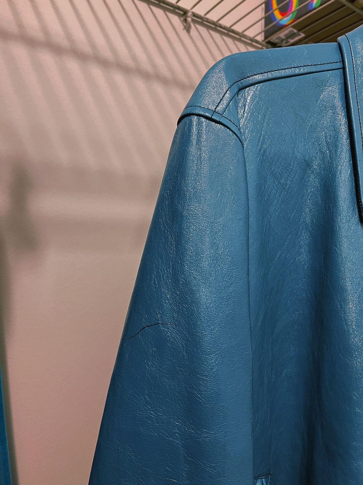 MCM CAMPAIGN SAMPLE 🧊 SS20 Vinyl zip jacket Size US L / EU 52-54 / 3 - 9 Thumbnail