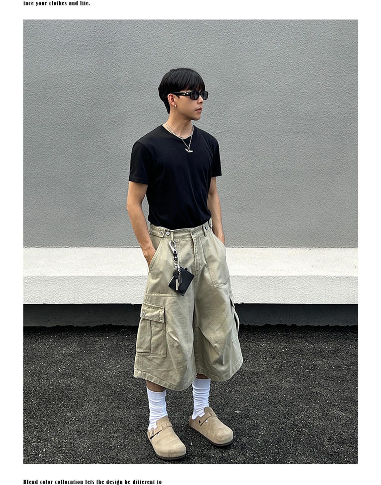Vintage Stylish Cargo Shorts - Streetwear Size US 32 / EU 48 - 4 Thumbnail