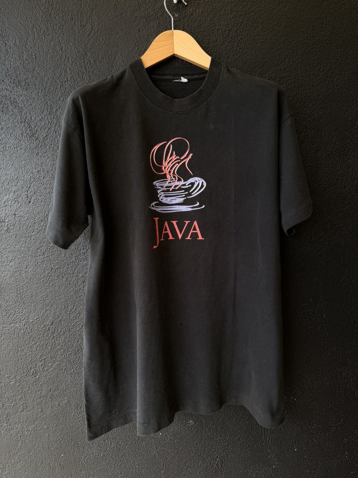 Other VINTAGE 90s/Y2K JAVA Logo T-Shirt (OG for Vetements Parody) Size US XL / EU 56 / 4 - 1 Thumbnail