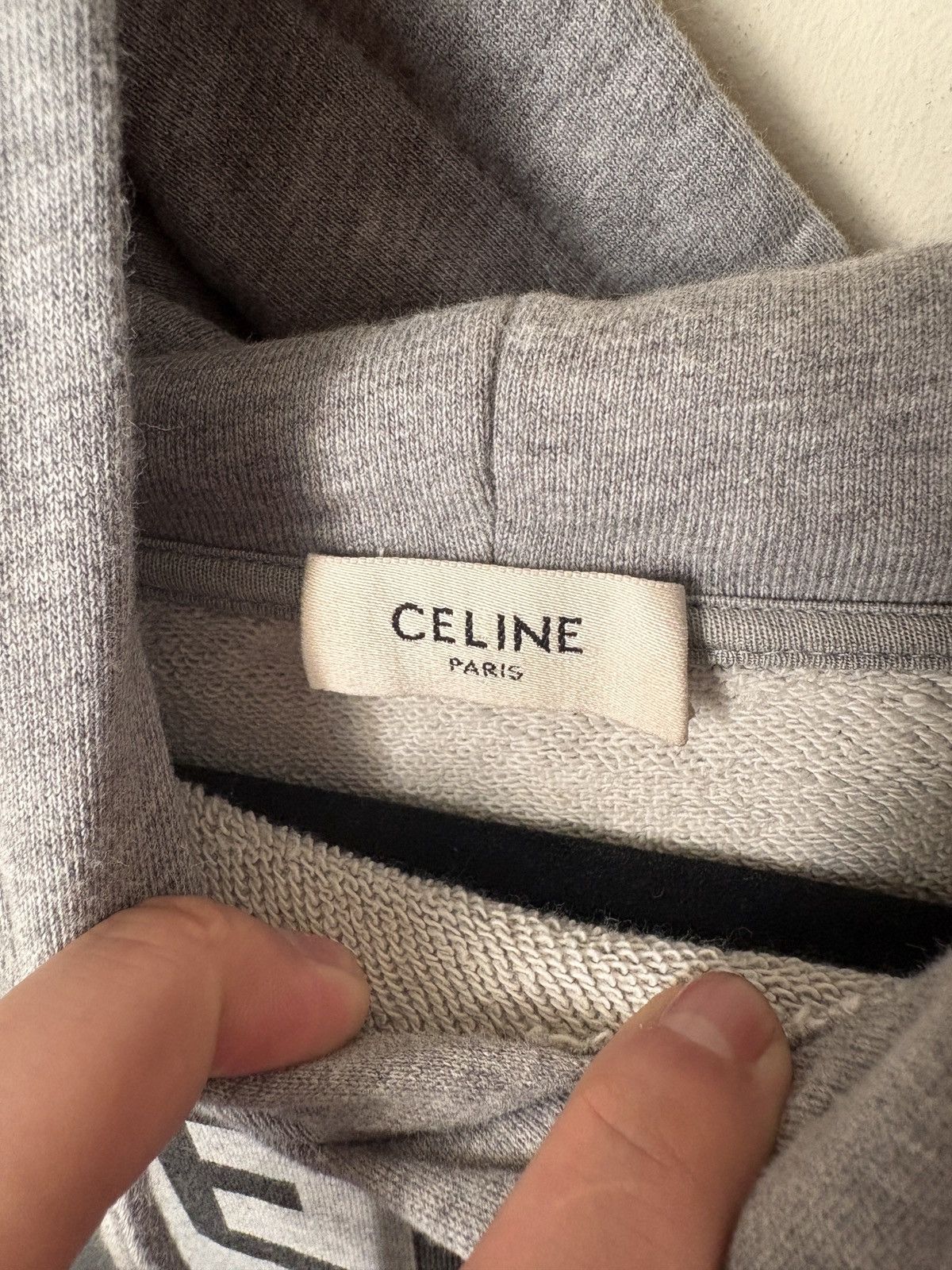 Celine Celine Letter Print Hoodie Size US XL / EU 56 / 4 - 4 Thumbnail