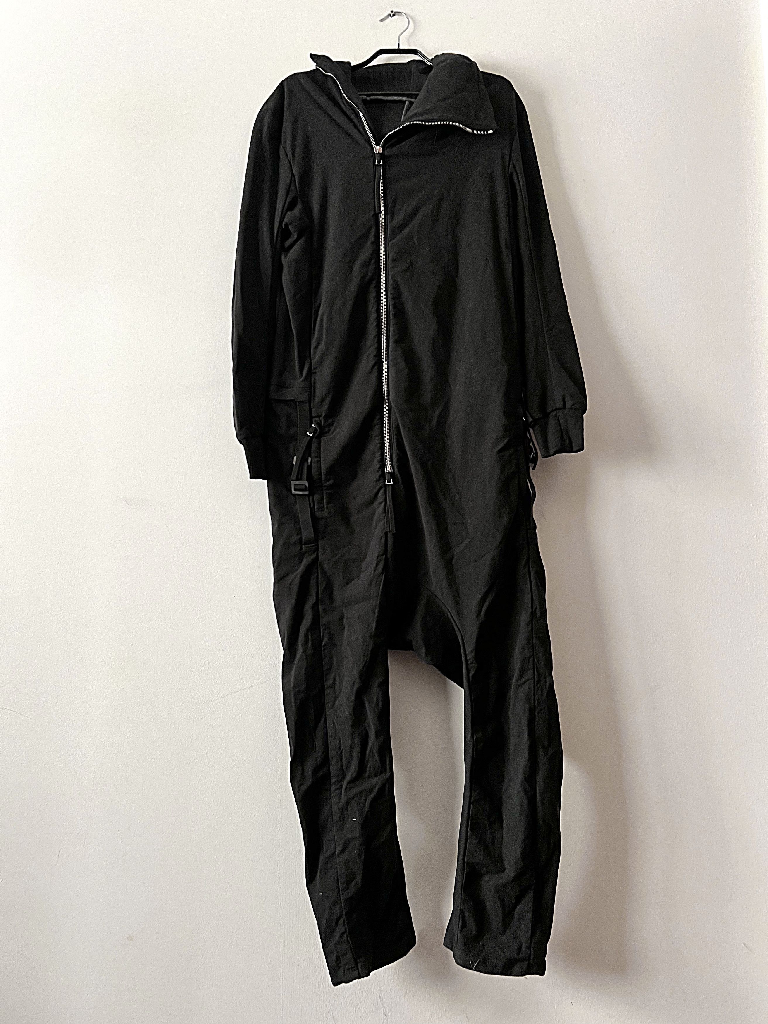 Boris Bidjan Saberi Black Overall 2 Jumpsuit Size US 32 / EU 48 - 5 Thumbnail