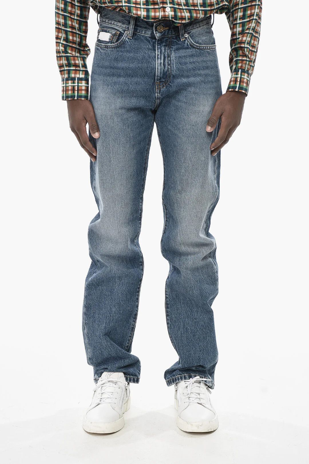 Versace og1mm0426 Regular-Fit Jeans in Blue Size US 32 / EU 48 - 1 Thumbnail