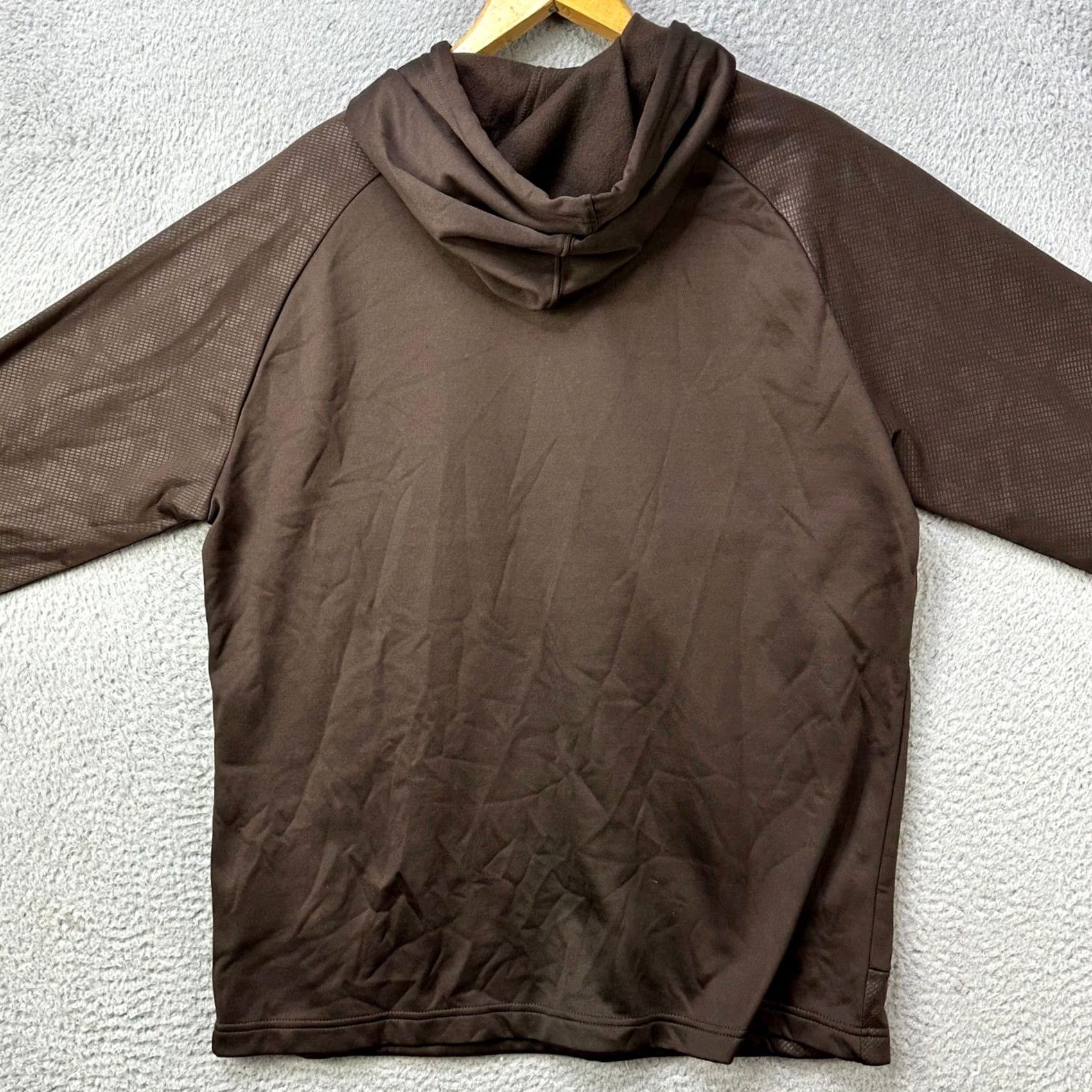 NFL Cleveland Browns Mens L Sweatshirt Hoodie Brown Drawstring NFL Football EUC Size US L / EU 52-54 / 3 - 2 Thumbnail