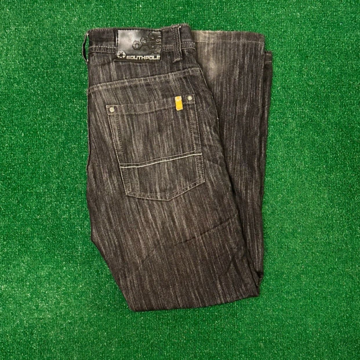 Southpole VINTAGE Southpole Jeans Straight Baggy Skater Grunge Y2K VTG Mens Size 32 Dark 32x30 Mens Jeans Size US 32 / EU 48 - 5 Thumbnail