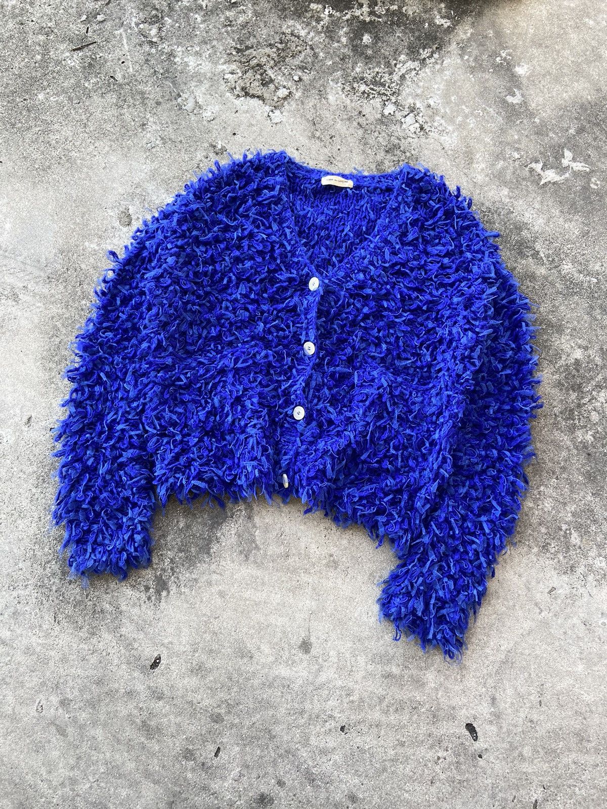 Comme des Garcons × Comme des Garcons Homme AD1989 Comme Des Garcons Shagy Cardigan Size US M / EU 48-50 / 2 - 2 Thumbnail