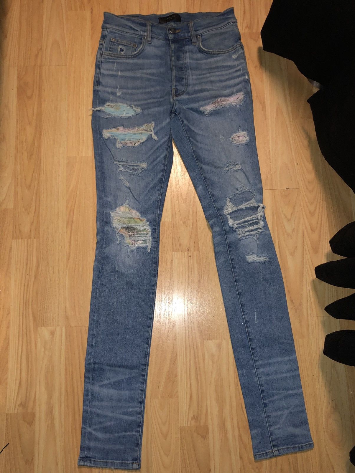 Amiri Amiri Hawaiian Patch Jeans - Size 30 Size US 30 / EU 46 - 1 Thumbnail