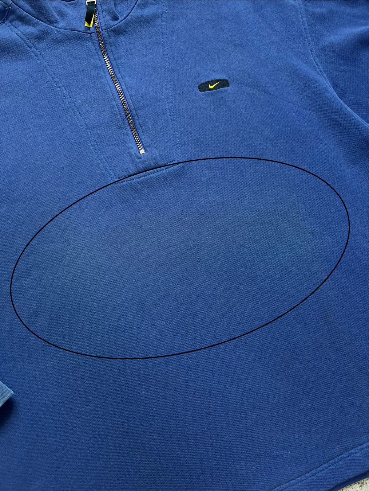 Vintage Vintage 90s Nike Sweatshirt 1/4 Zip Blue Size US XL / EU 56 / 4 - 7 Thumbnail