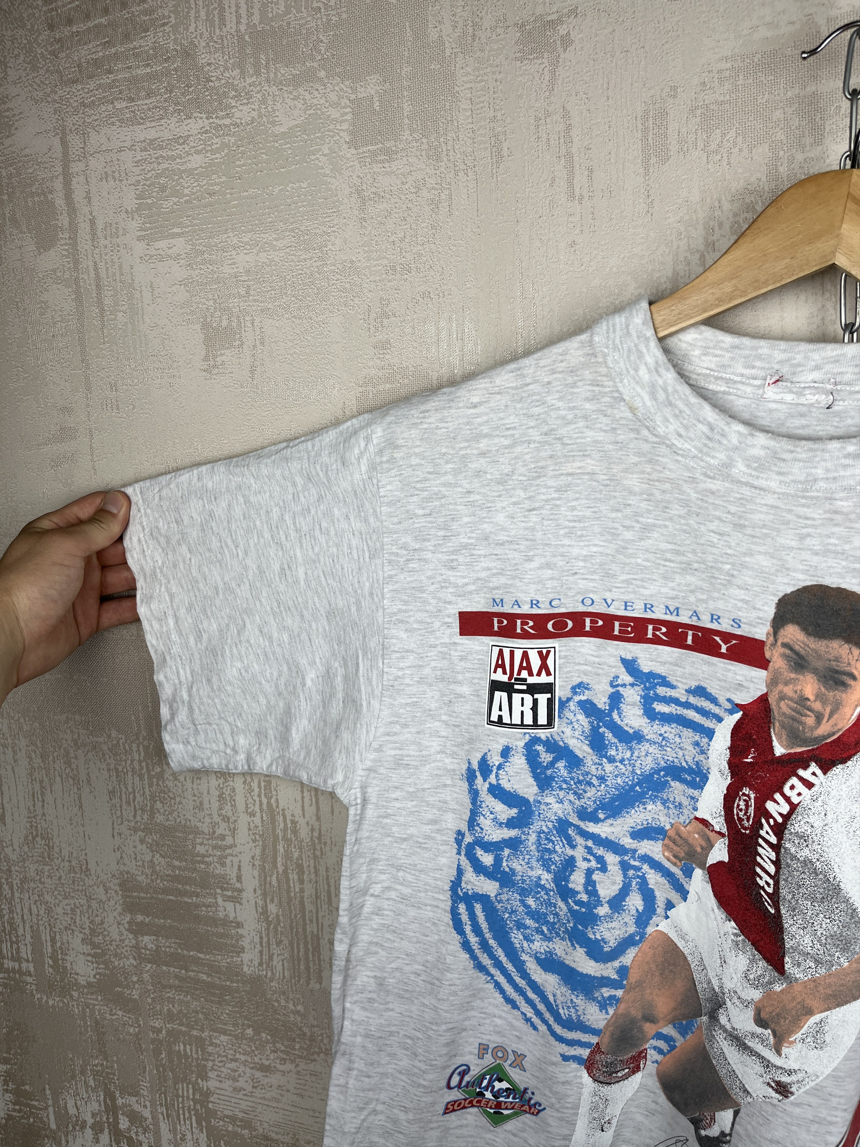 Vintage 90's AJAX Amsterdam Marc Overmars Fox Athletic Vintage Size US M / EU 48-50 / 2 - 6 Thumbnail
