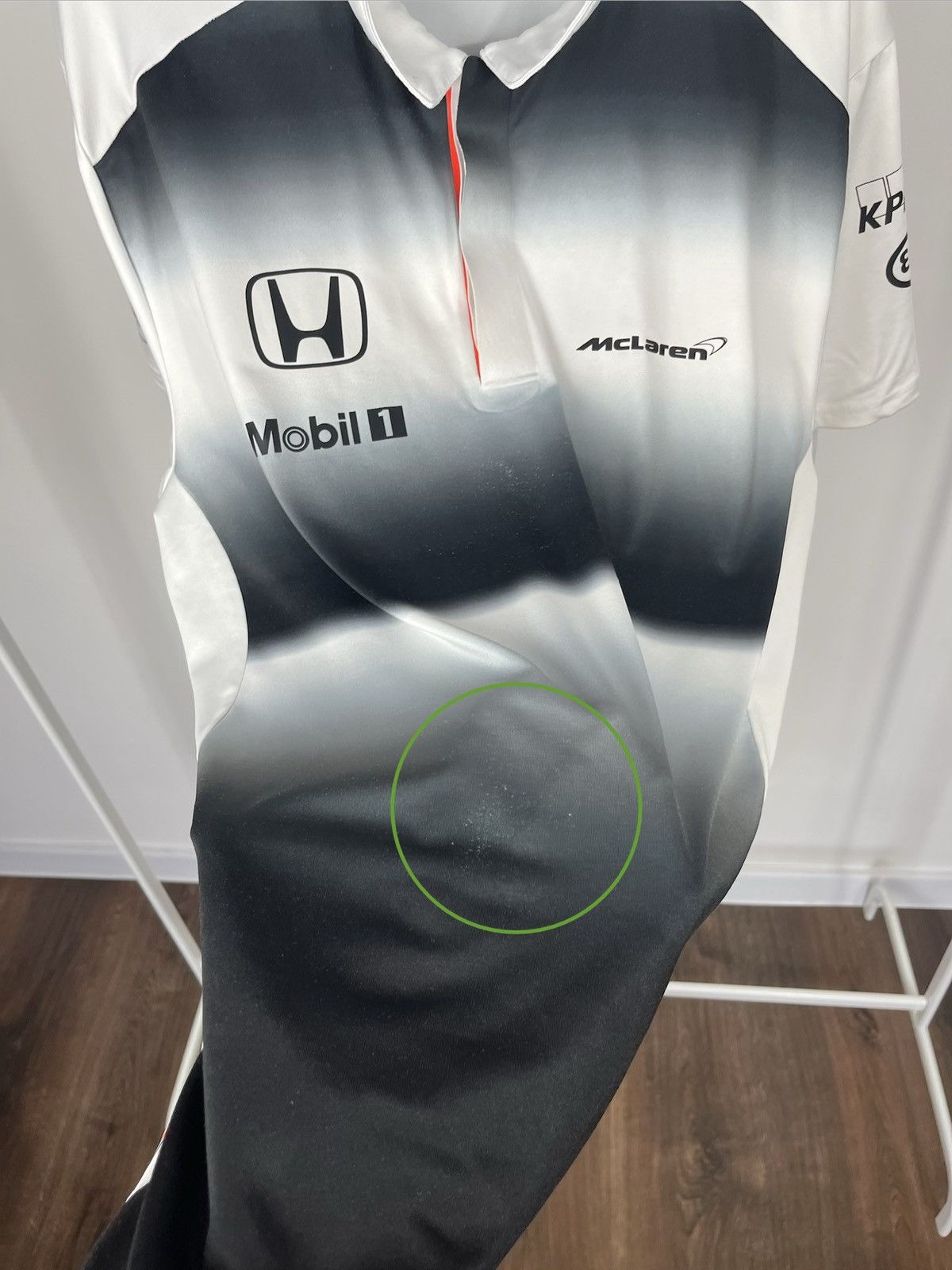 Honda McLaren Honda F1 Team Polo Shirt Racing SAP Mobil1 Size L Size US L / EU 52-54 / 3 - 11 Thumbnail