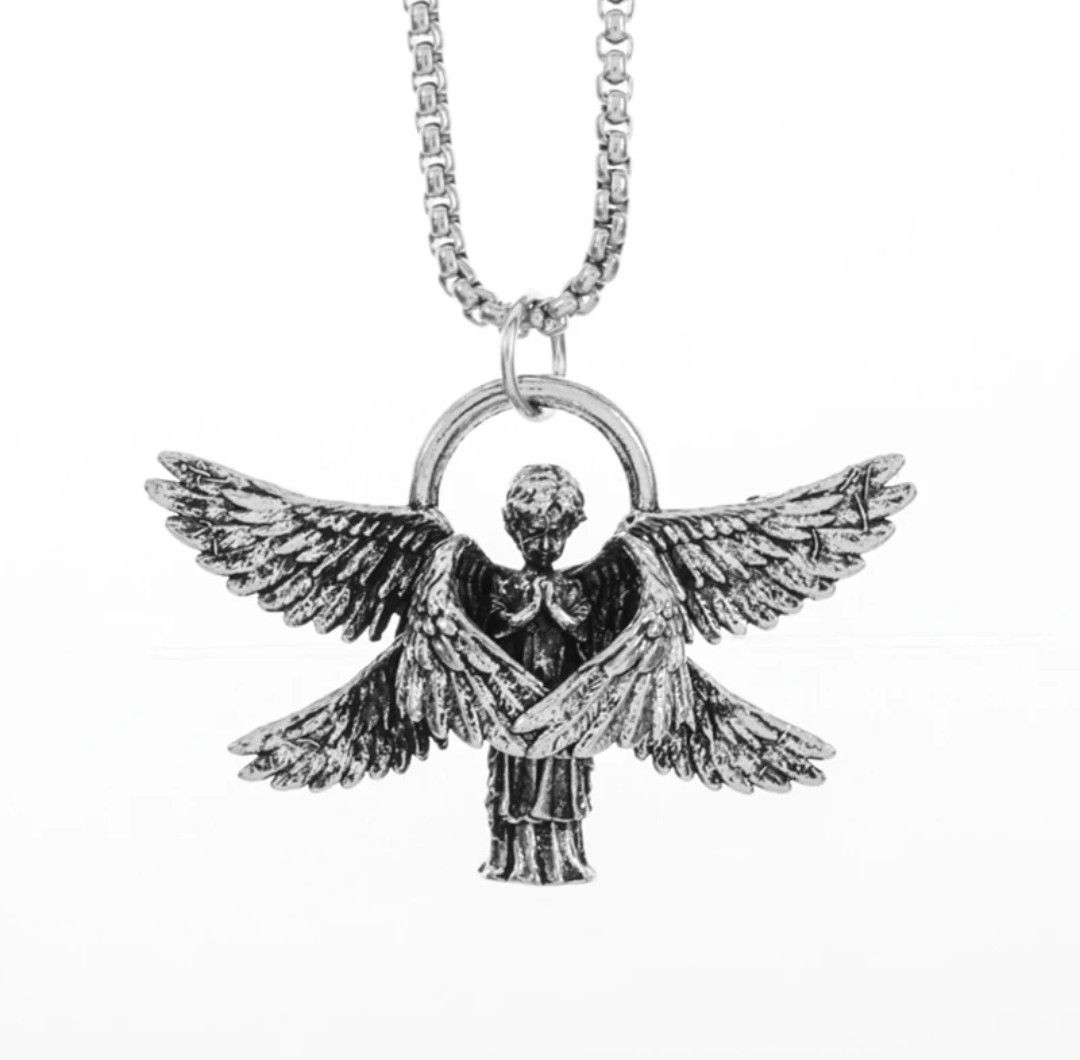 Jewelry Angel Necklace Punk Chain Size ONE SIZE - 1 Thumbnail