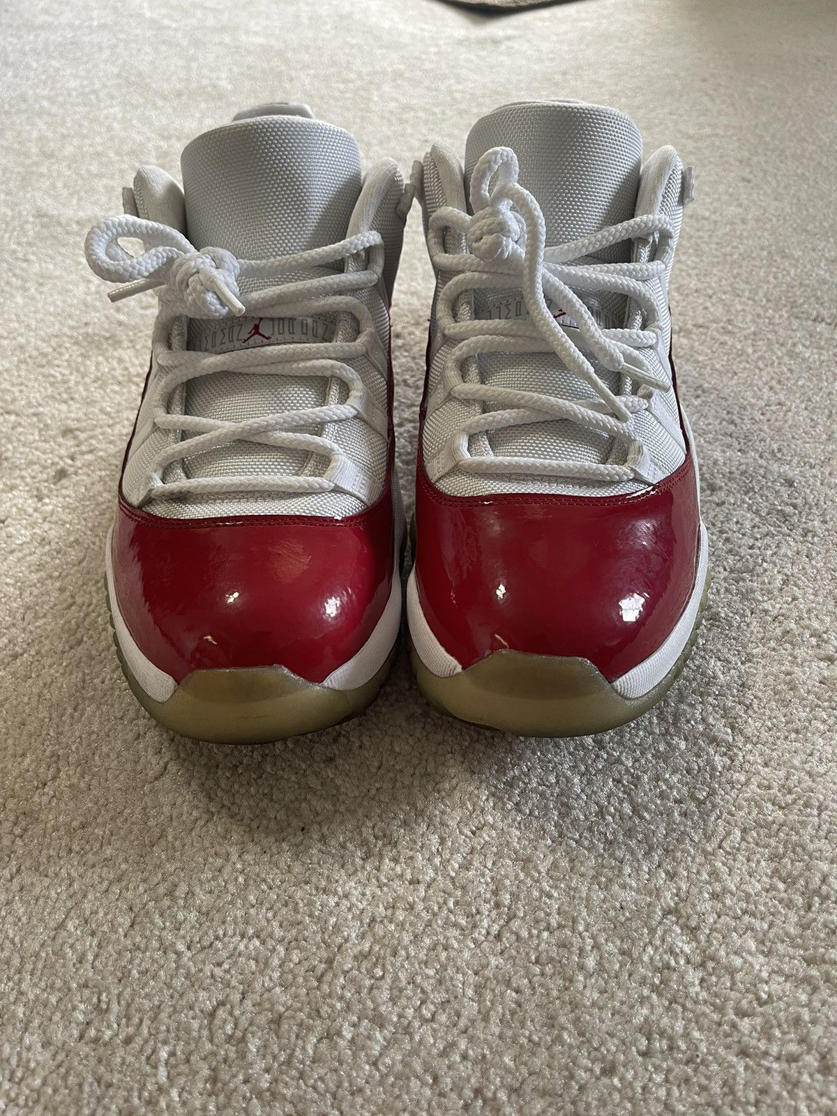 image of Cherry 11 Lows Shoes in Red/White, Men's
