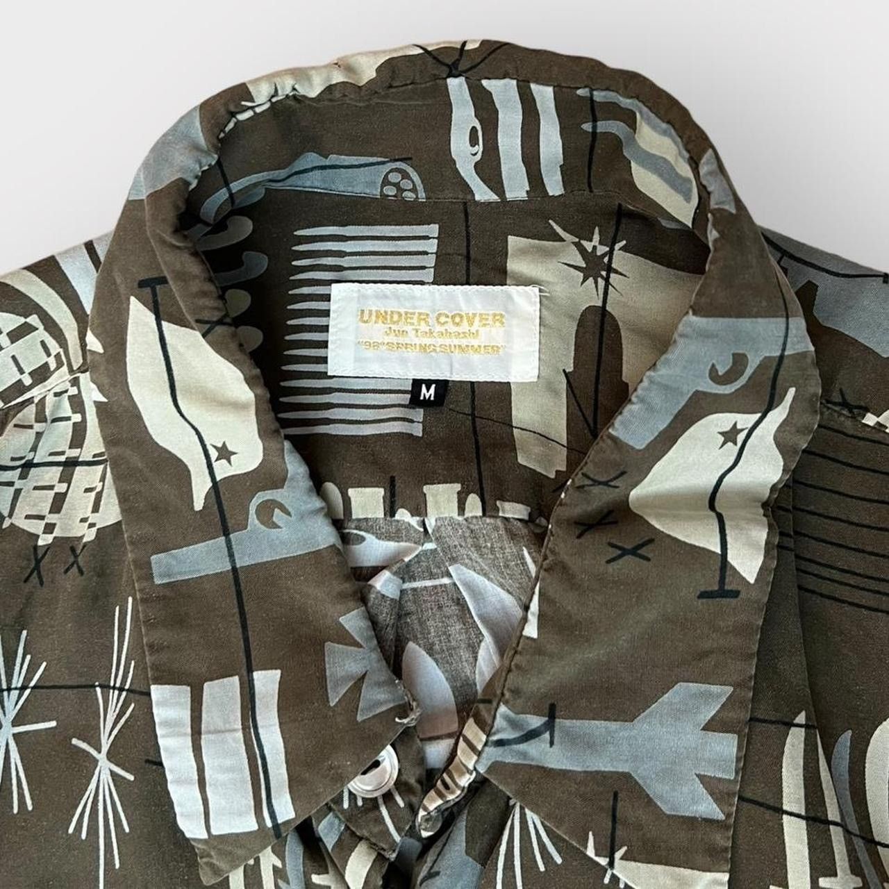 ARCHIVE UNDERCOVER SS98 WAR PRINT SHIRT