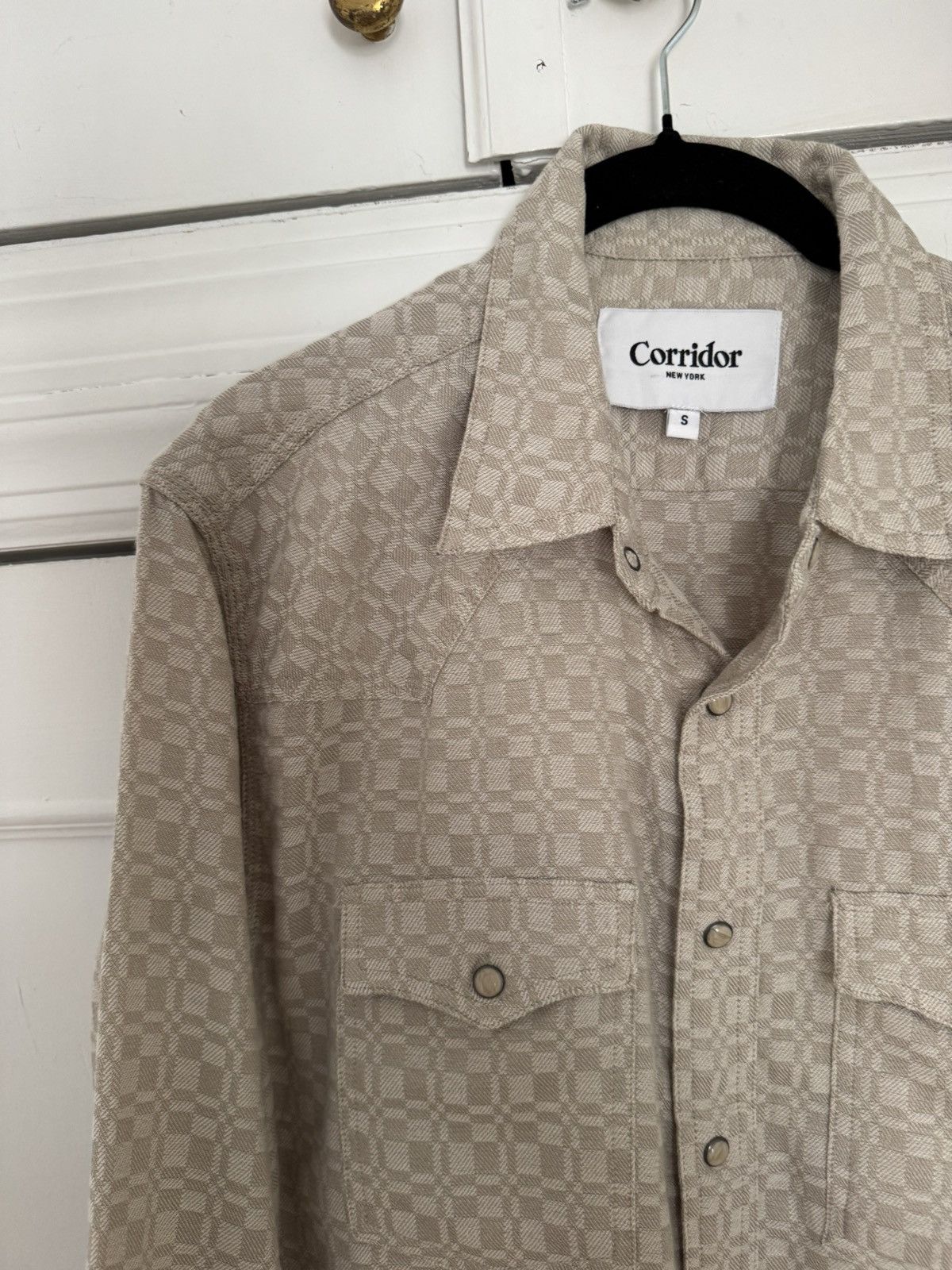 Corridor Corridor Overshot Western Snap Shirt Natural Small Size US S / EU 44-46 / 1 - 4 Thumbnail