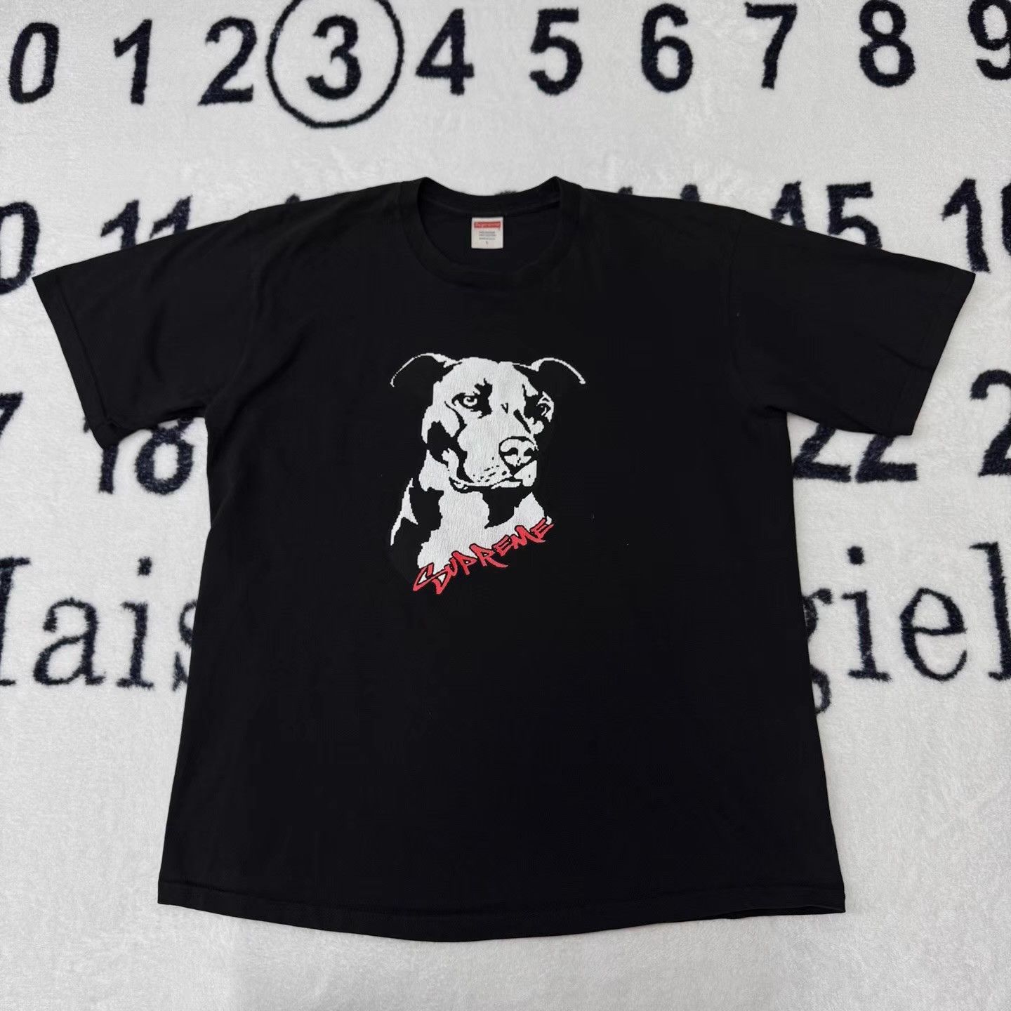 Supreme Supreme Black Dog Head Print Short Sleeve Q10 Size US L / EU 52-54 / 3 - 1 Thumbnail