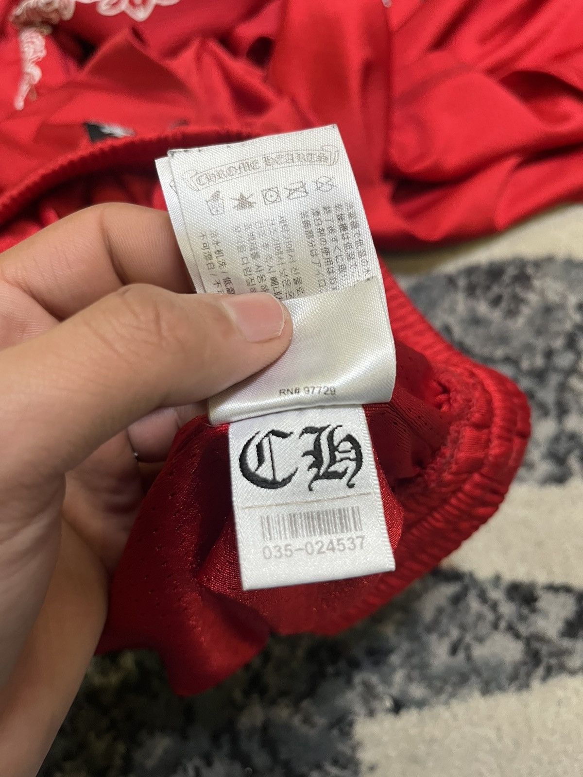 Chrome Hearts MATTY BOY X CHROME HEARTS RED MESH JERSEY SET Size US L / EU 52-54 / 3 - 11 Thumbnail
