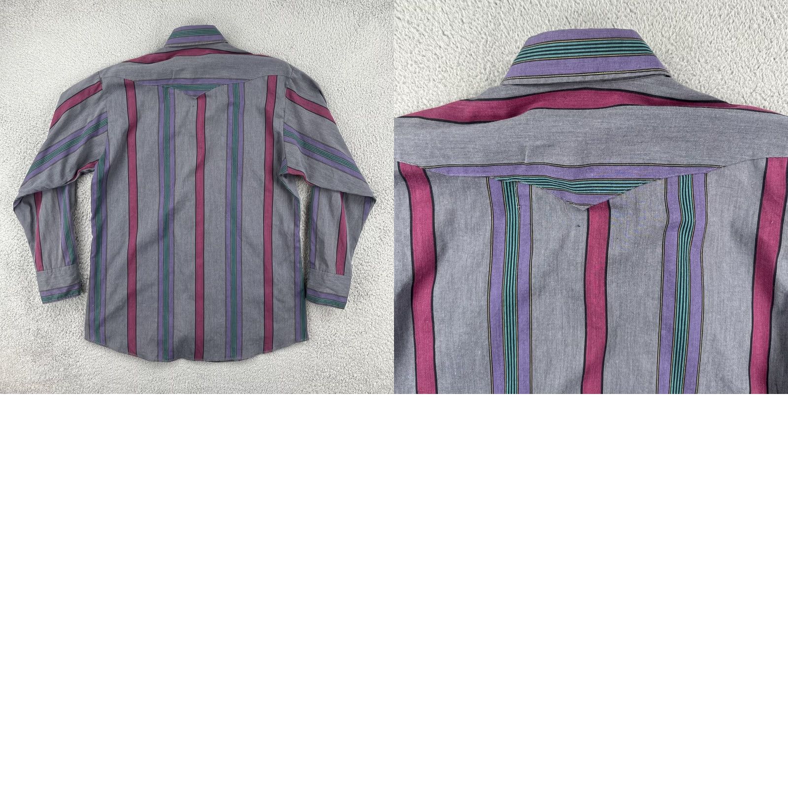 Vintage VINTAGE Panhandle Slim Shirt Western XL Long Sleeve Pearl Snap Made In USA 1990s Rockabilly Cowboy Shirt Mens Size US XL / EU 56 / 4 - 10 Thumbnail
