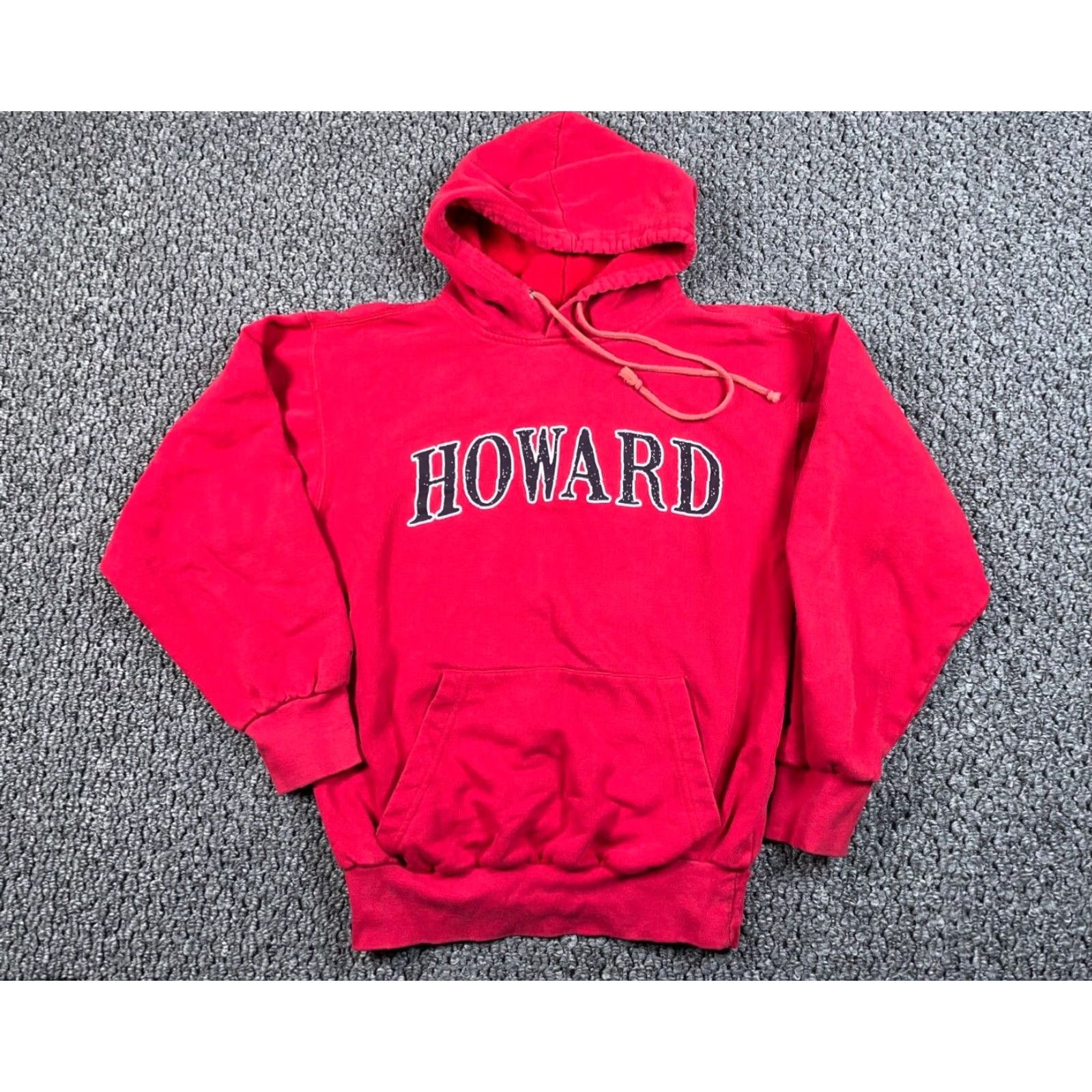 Vintage Howard University Hoodie Adult XS Red MV Sport Drawstring Pullover Sweatshirt Graphic Print College Retro University Men Size XS Red MV Sport Hoodie Size US XS / EU 42 / 0 - 2 Thumbnail