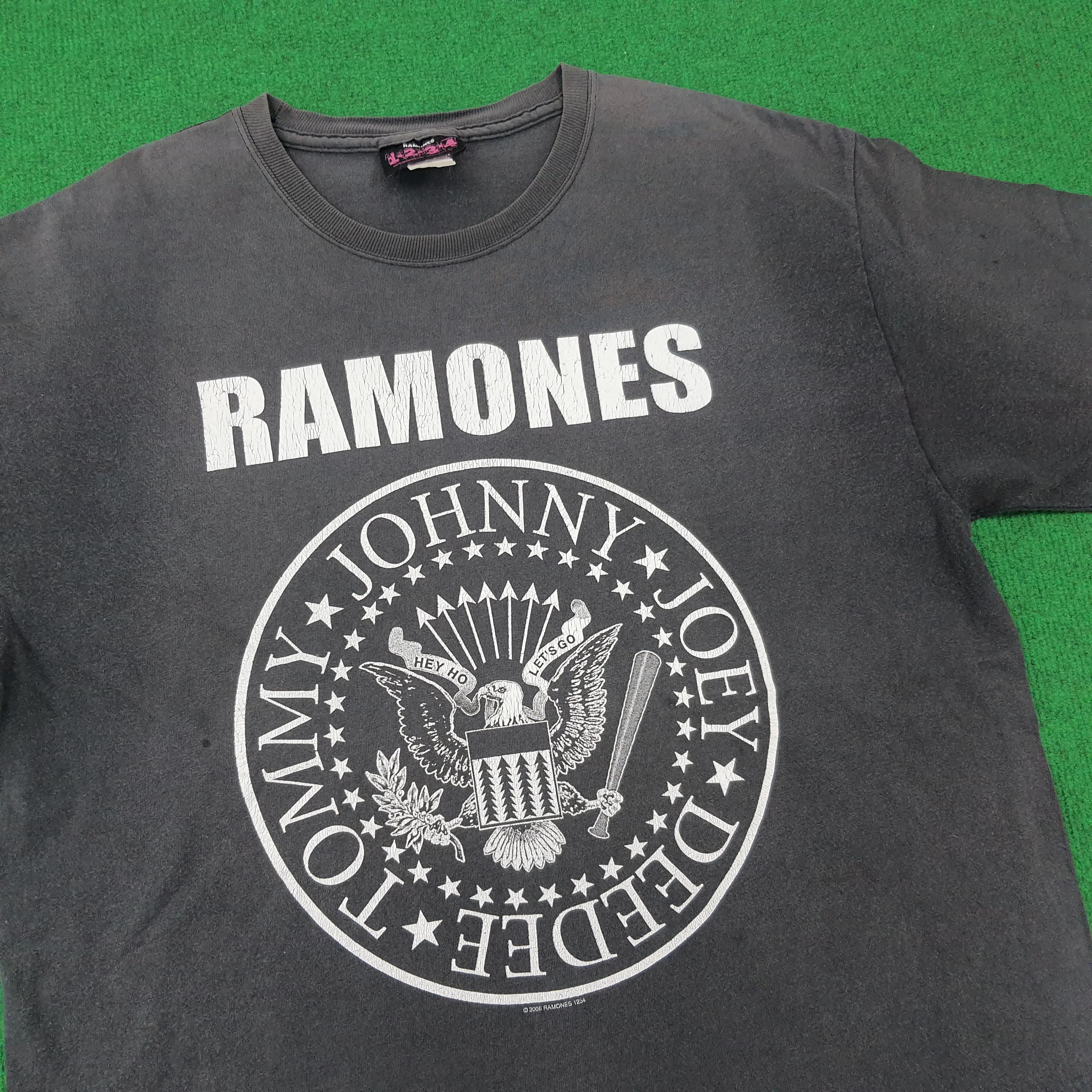 Band Tees × Vintage Vintage Ramones 1234 Rock Band Tees Size US L / EU 52-54 / 3 - 2 Thumbnail