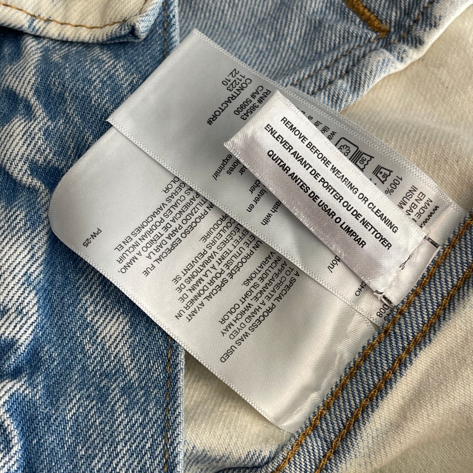 Calvin Klein Calvin Klein Big Sky Denim Trucker Jacket Size Small NWOT Size US S / EU 44-46 / 1 - 6 Thumbnail