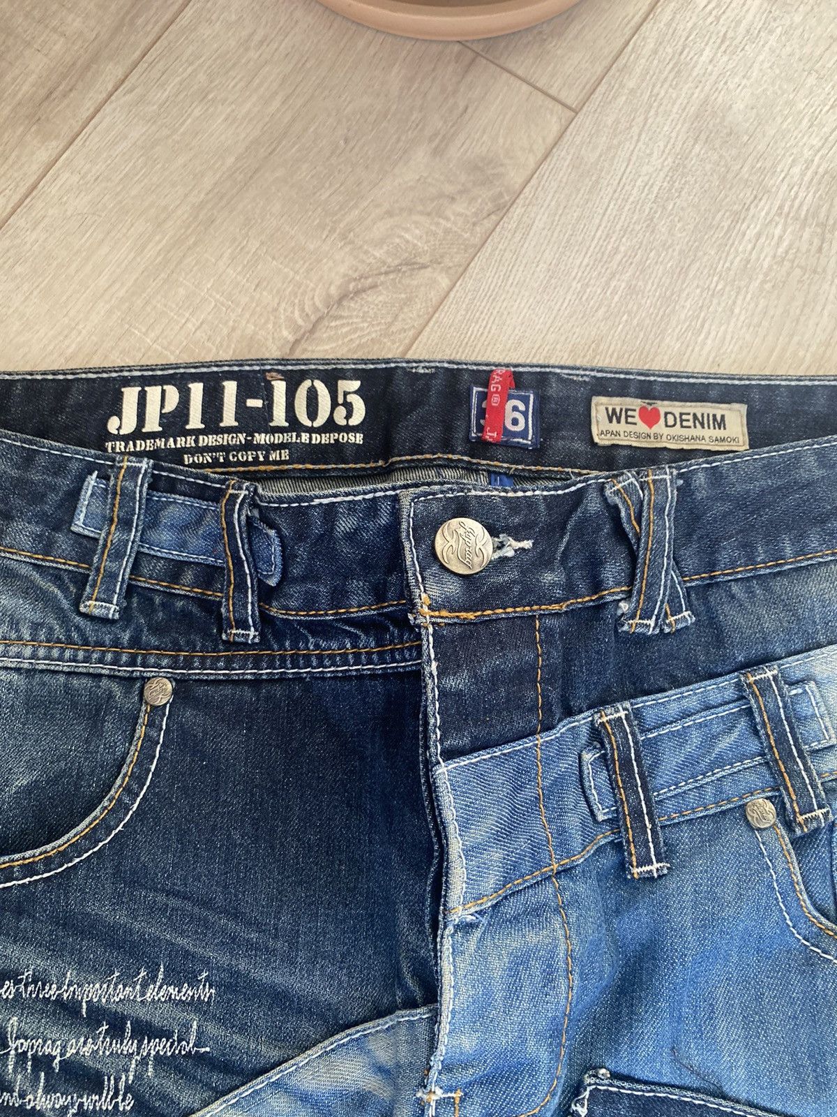 Japanese Brand Vintage Japrag Japanese Avant Garde Jeans Denim Rare Faded Size US 36 / EU 52 - 18 Thumbnail